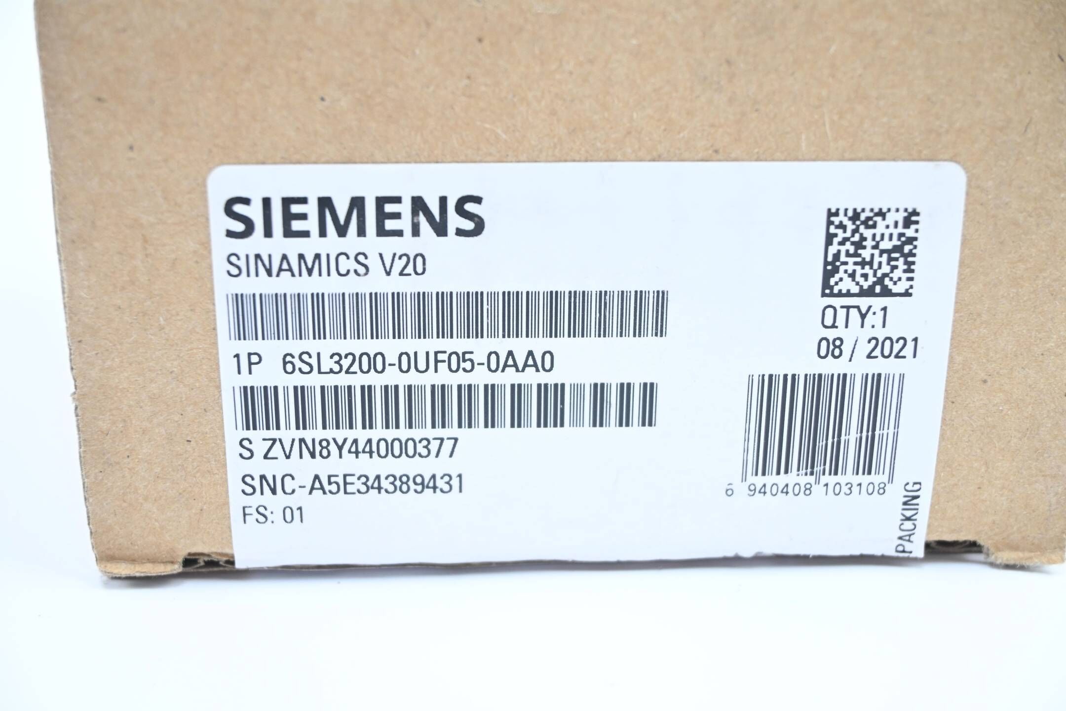 Siemens Sinamics Ersatzlüfter 6SL3200-0UF05-0AA0 ( 6SL3 200-0UF05-0AA0 )