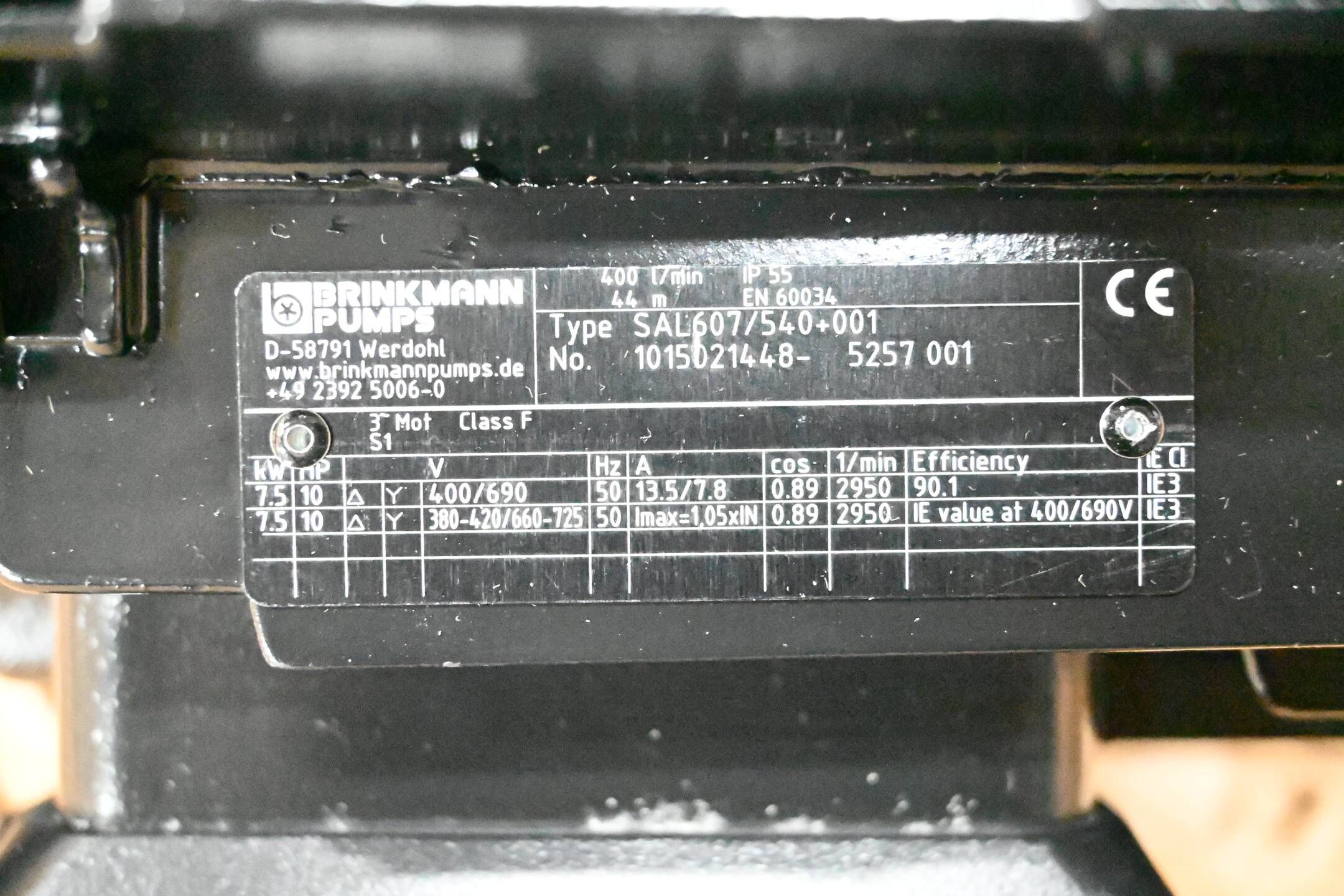 Brinkmann Pumps Schlürf-/Tauchpumpe SAL607/540+001 ( 1015021448-5257001 )