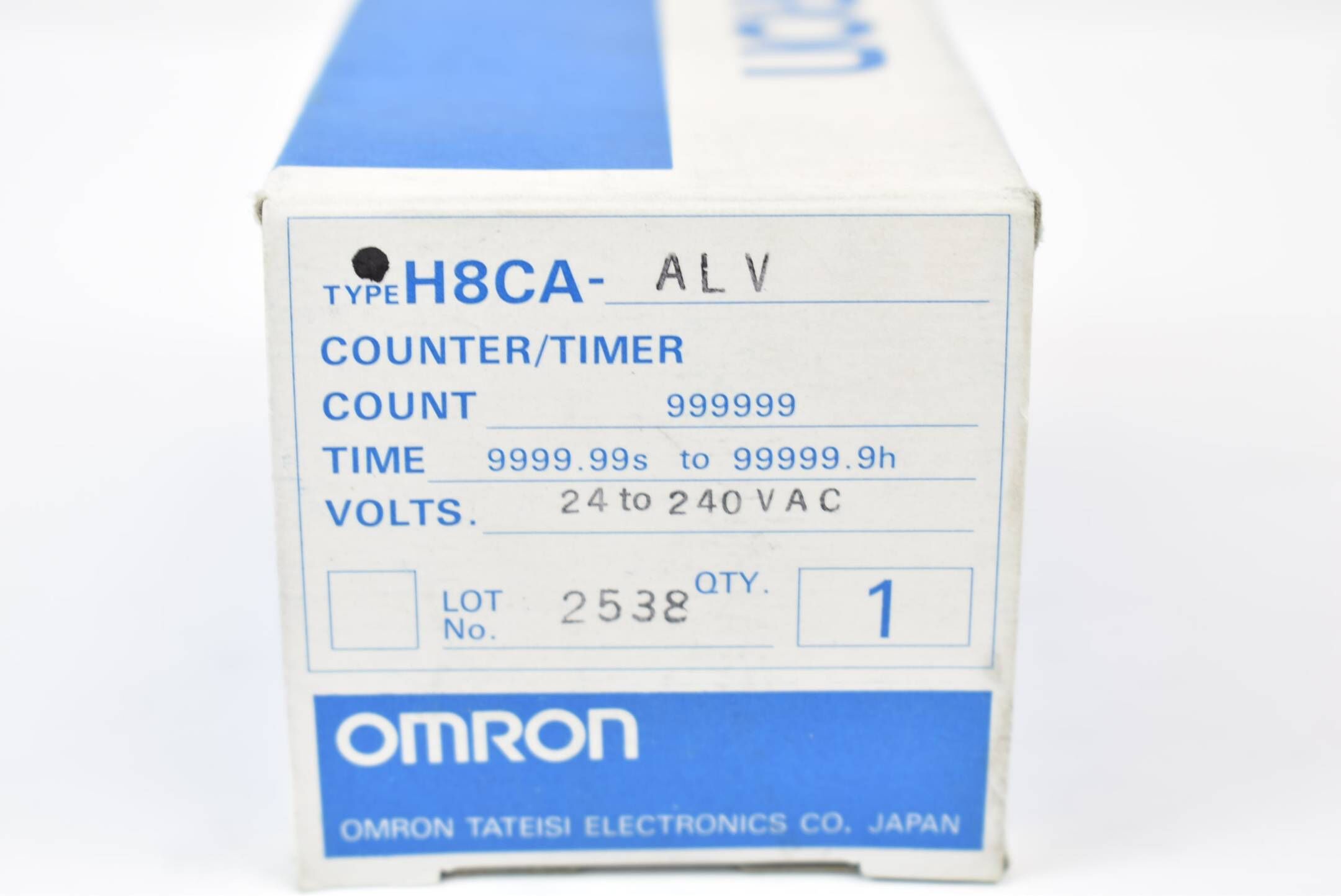 Omron Counter/Timer H8CA-ALV Count 999999 Time 9999.99s to 99999.9h 24 to 240VAC
