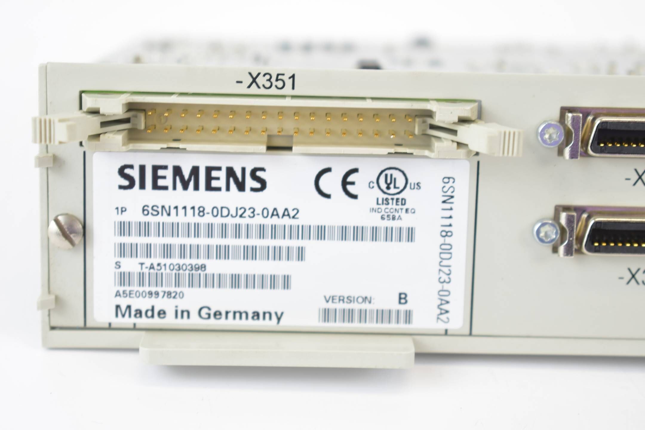 Siemens simodrive 611 Digital 6SN1118-0DJ23-0AA2 ( 6SN1 118-0DJ23-0AA2 ) Ver B