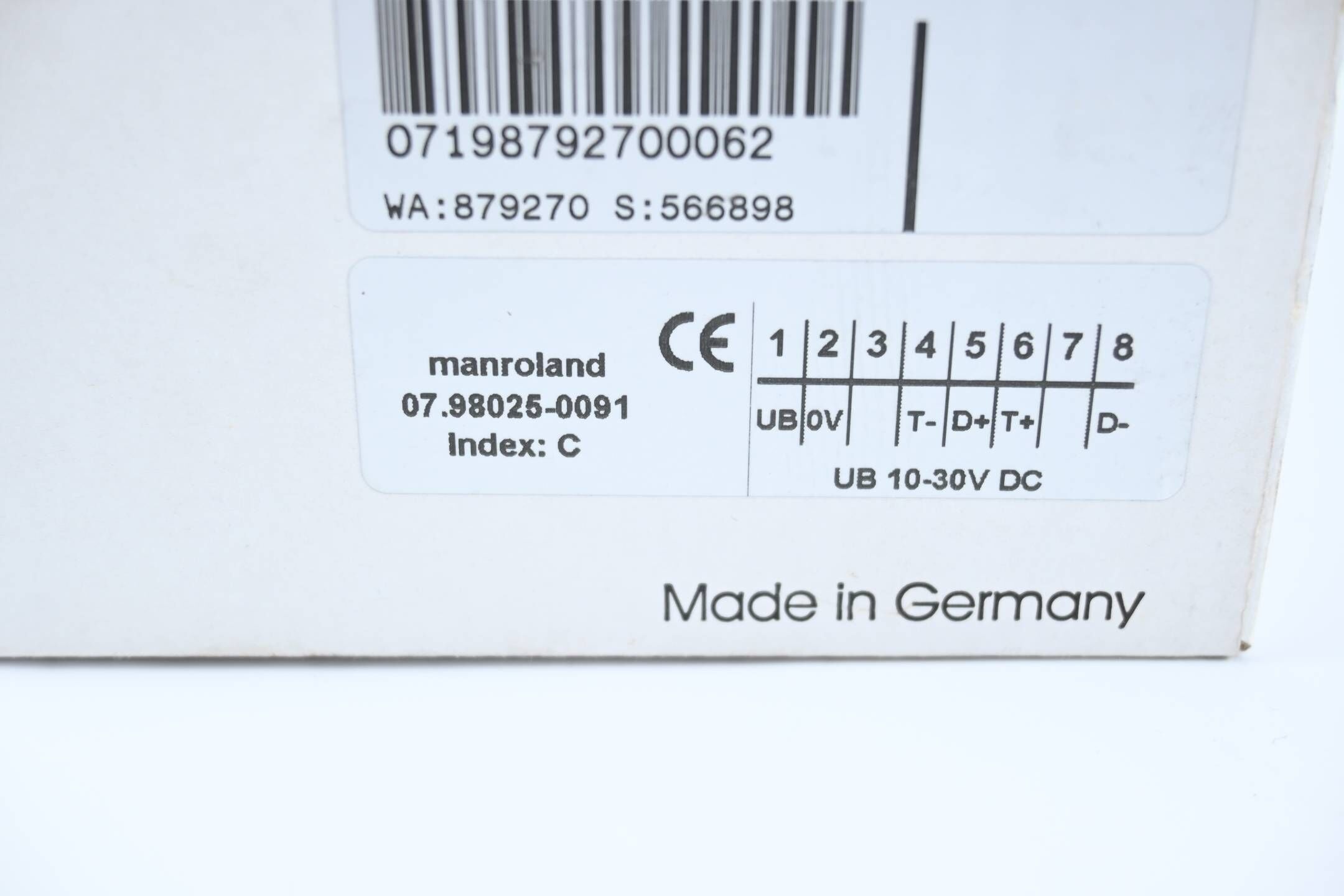 Manroland Drehgeber 07.98025-0091
