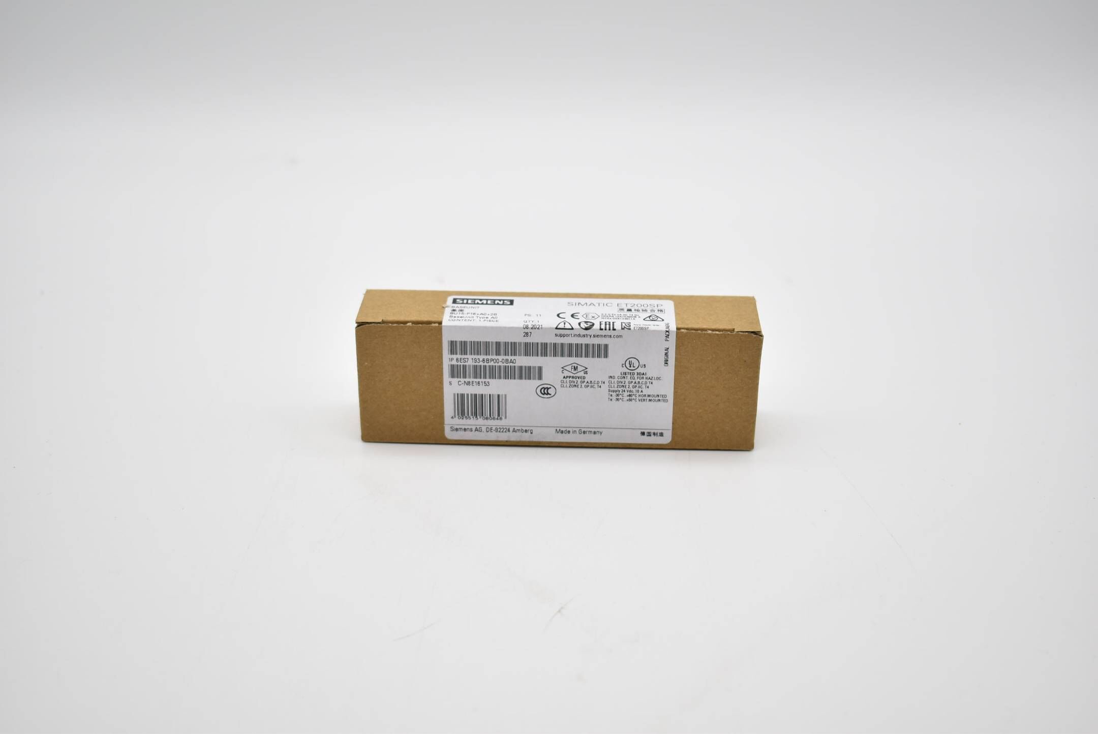 Siemens simatic ET200SP BU15 6ES7 193-6BP00-0BA0 ( 6ES7193-6BP00-0BA0 )