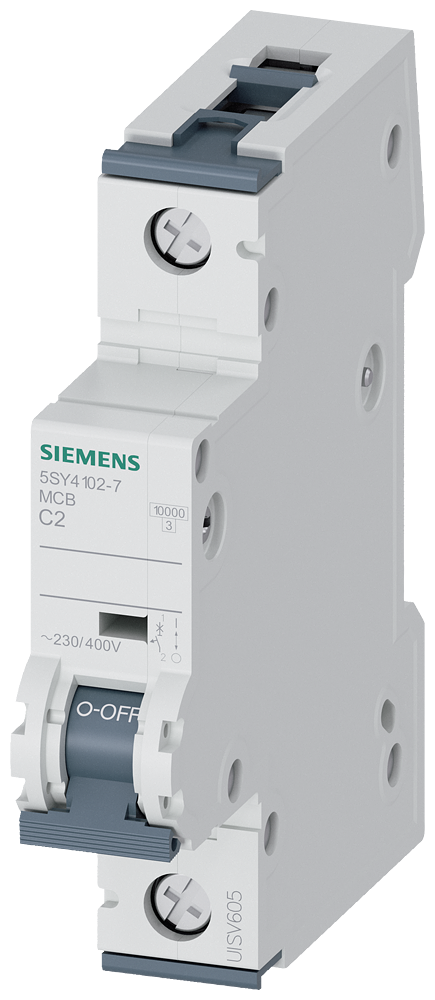 Siemens Leitungsschutzschalter 5SY4102-7 ( 5SY4 102-7 ) 230/400V 10kA, 1-polig