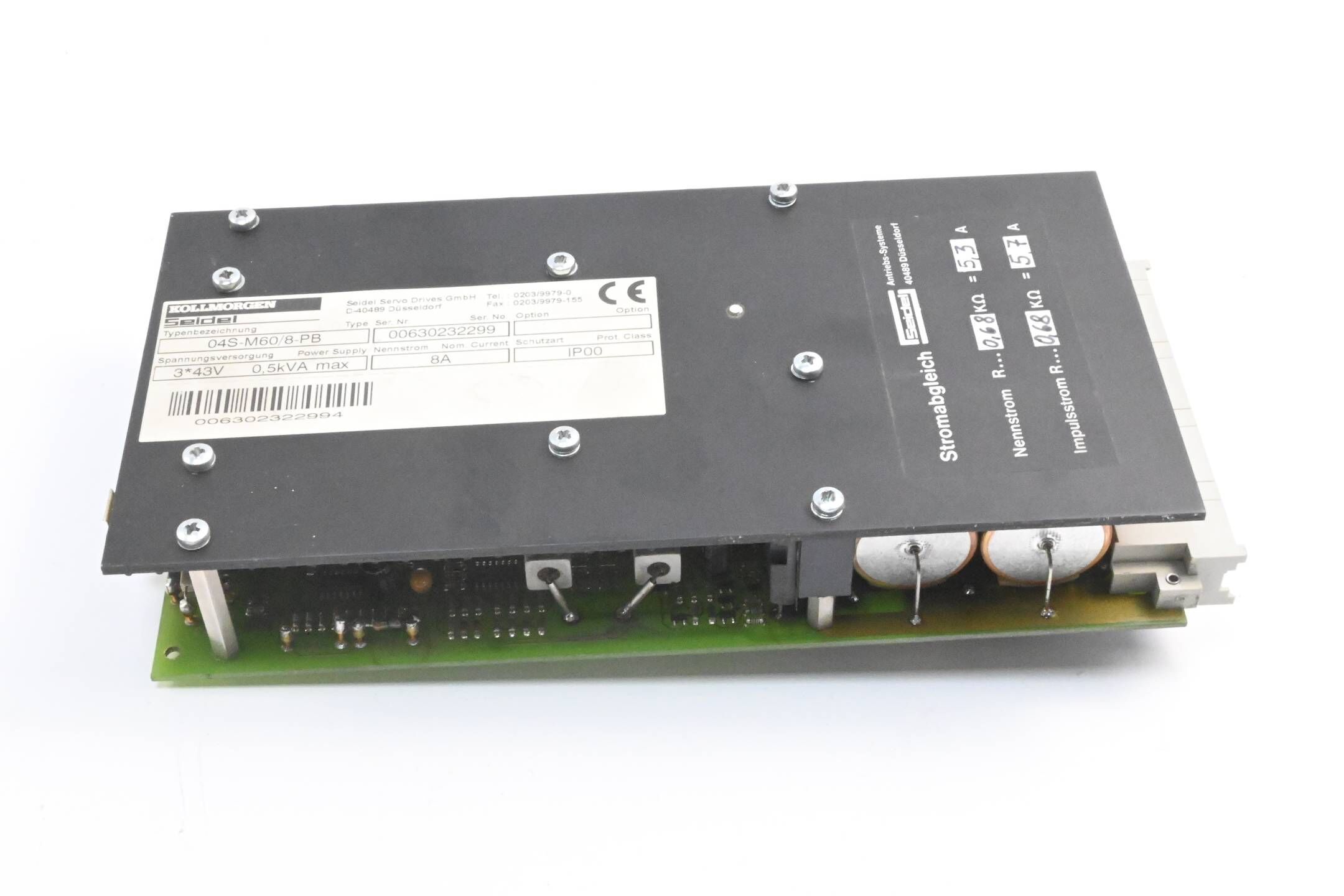 Kollmorgen Seidel Transistor-Regler 04S-M60/8-PB