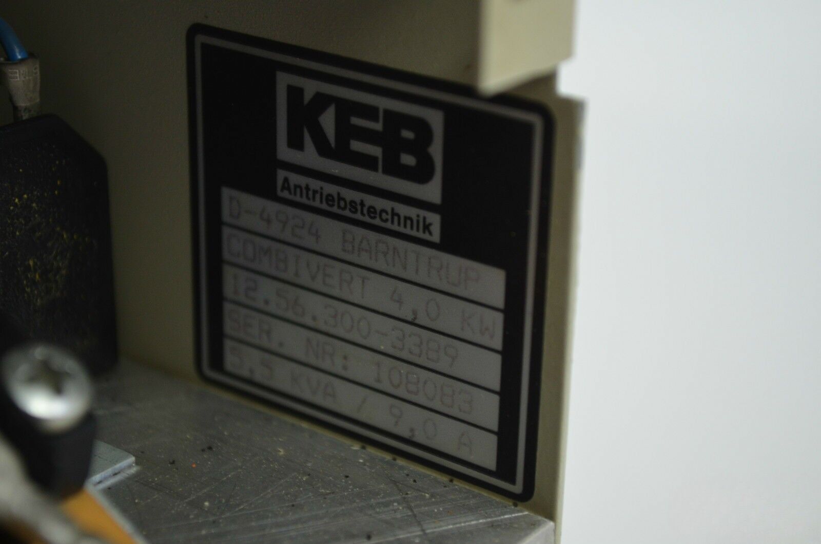 KEB Combivert 4kW 12.56.300