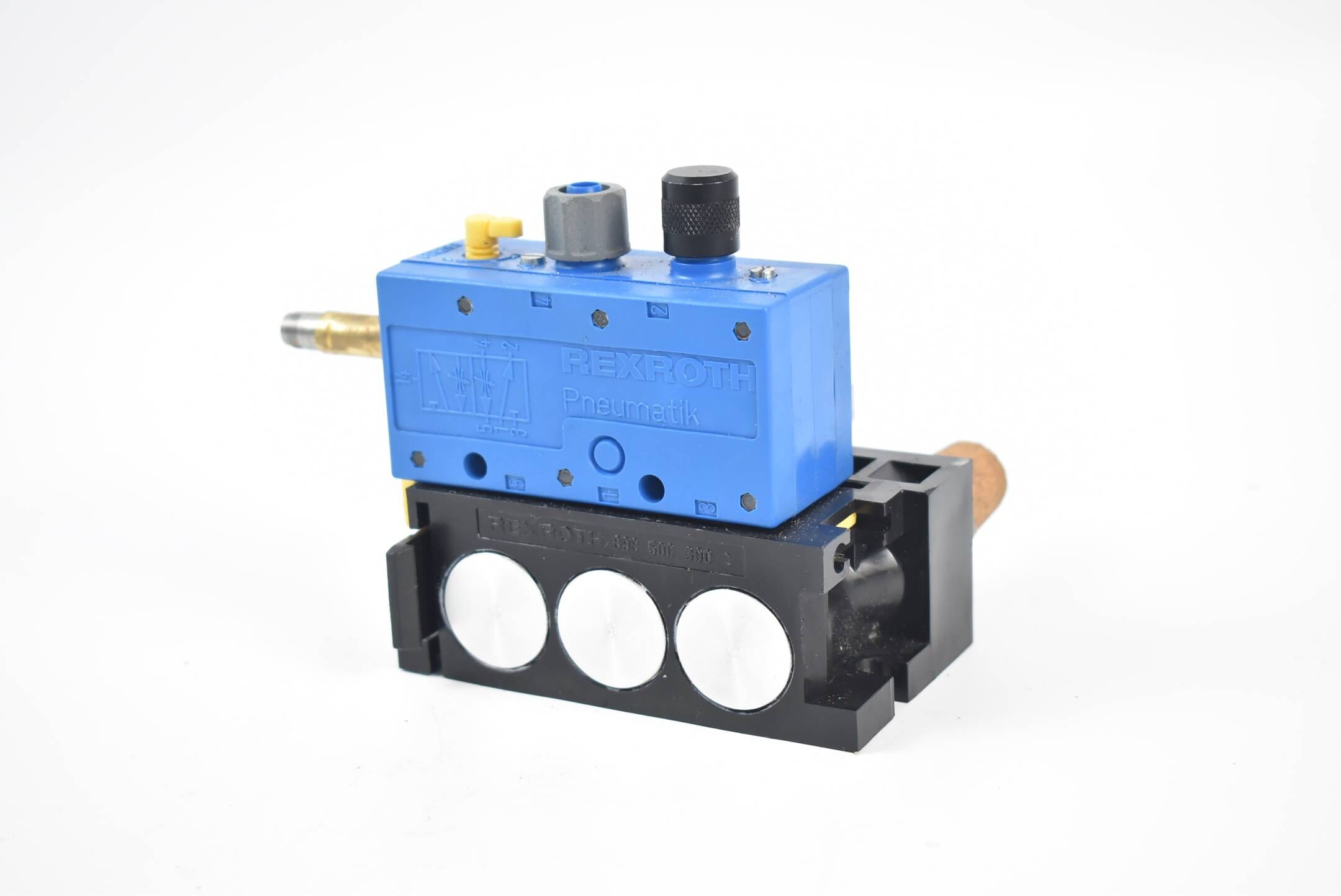 Rexroth Magnetventil 572 740 0 + Endverteilerbasis 898 500 390