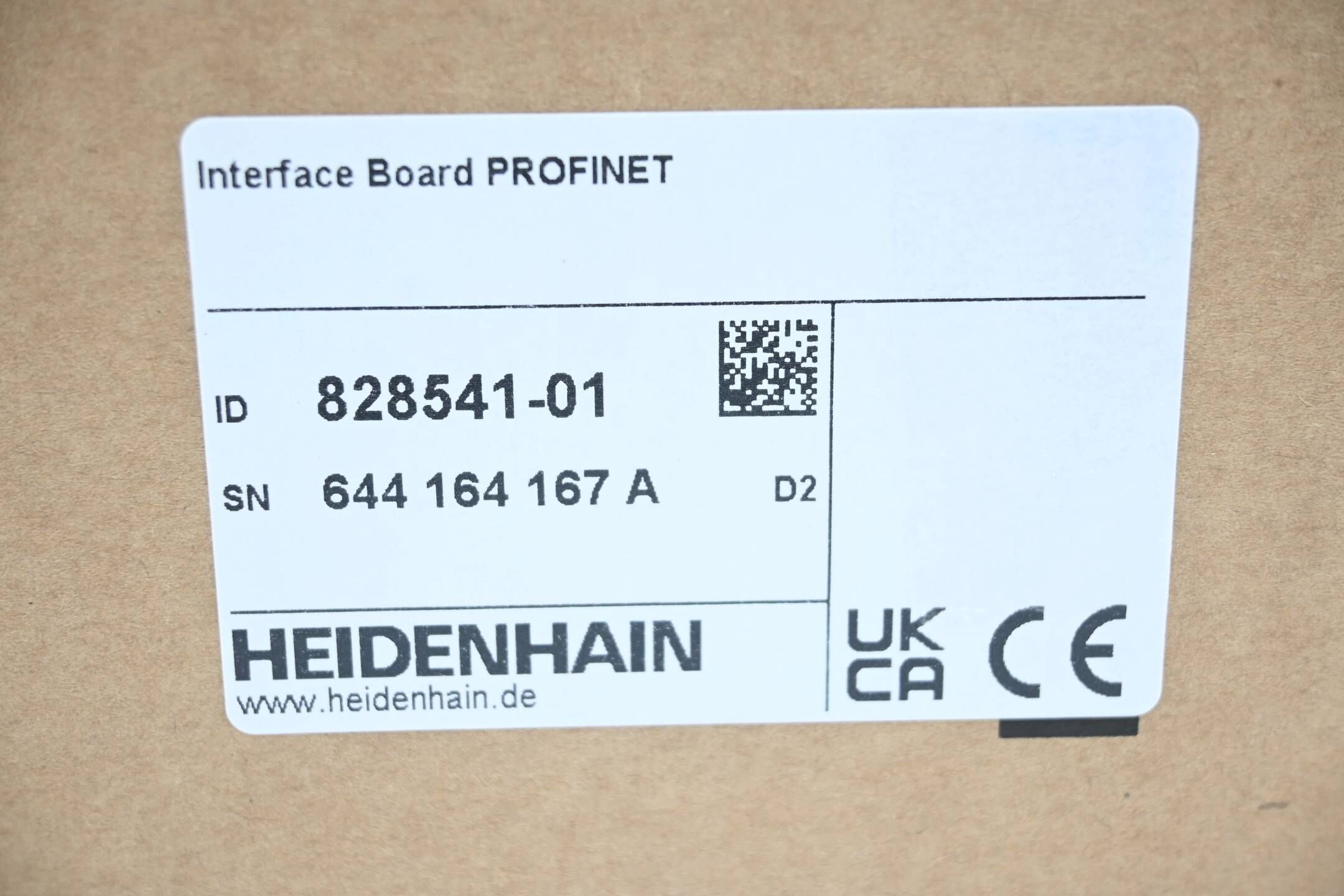 Heidenhain Interface Board PROFINET 828541-01 ( 828 541-01 ) Ver. D2