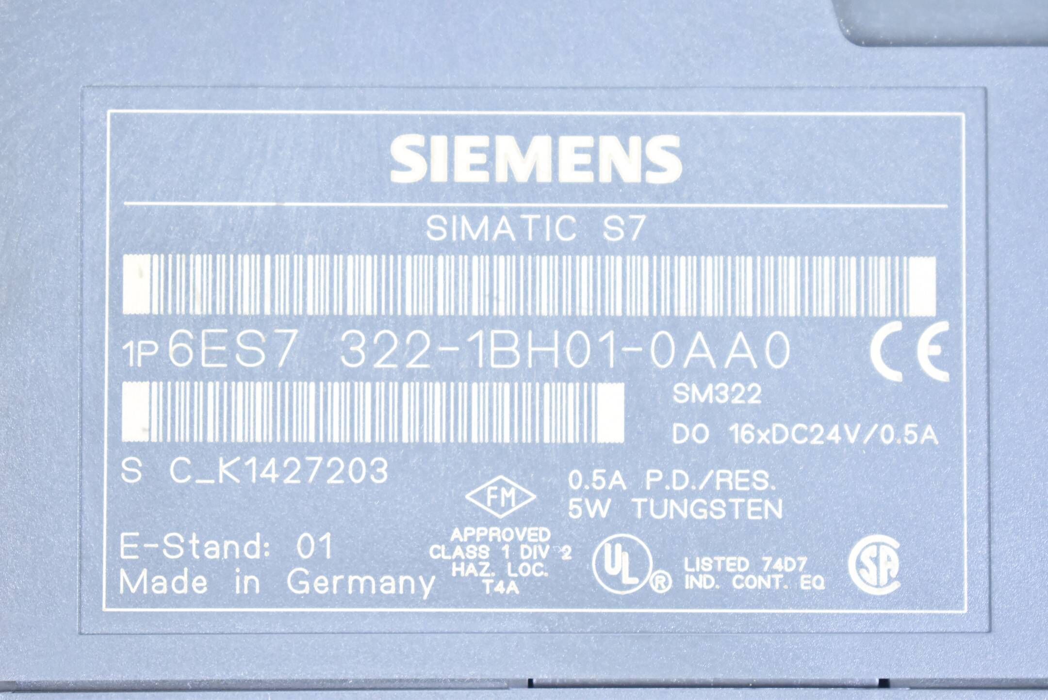 Siemens Simatic S7- 300 6ES7322-1BH01-0AA0 ( 6ES7 322-1BH01-0AA0 )