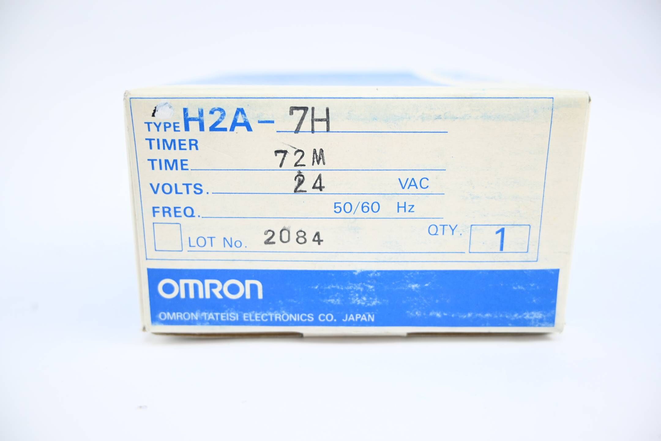 Omron Motor Driven Timer 72M 24 VAC ( H2A-7H )