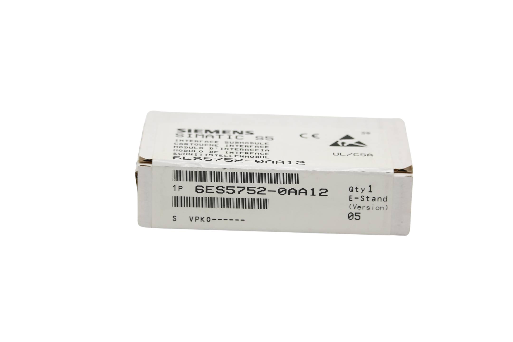 Siemens simatic S5 6ES5752-0AA12 ( 6ES5 752-0AA12 )