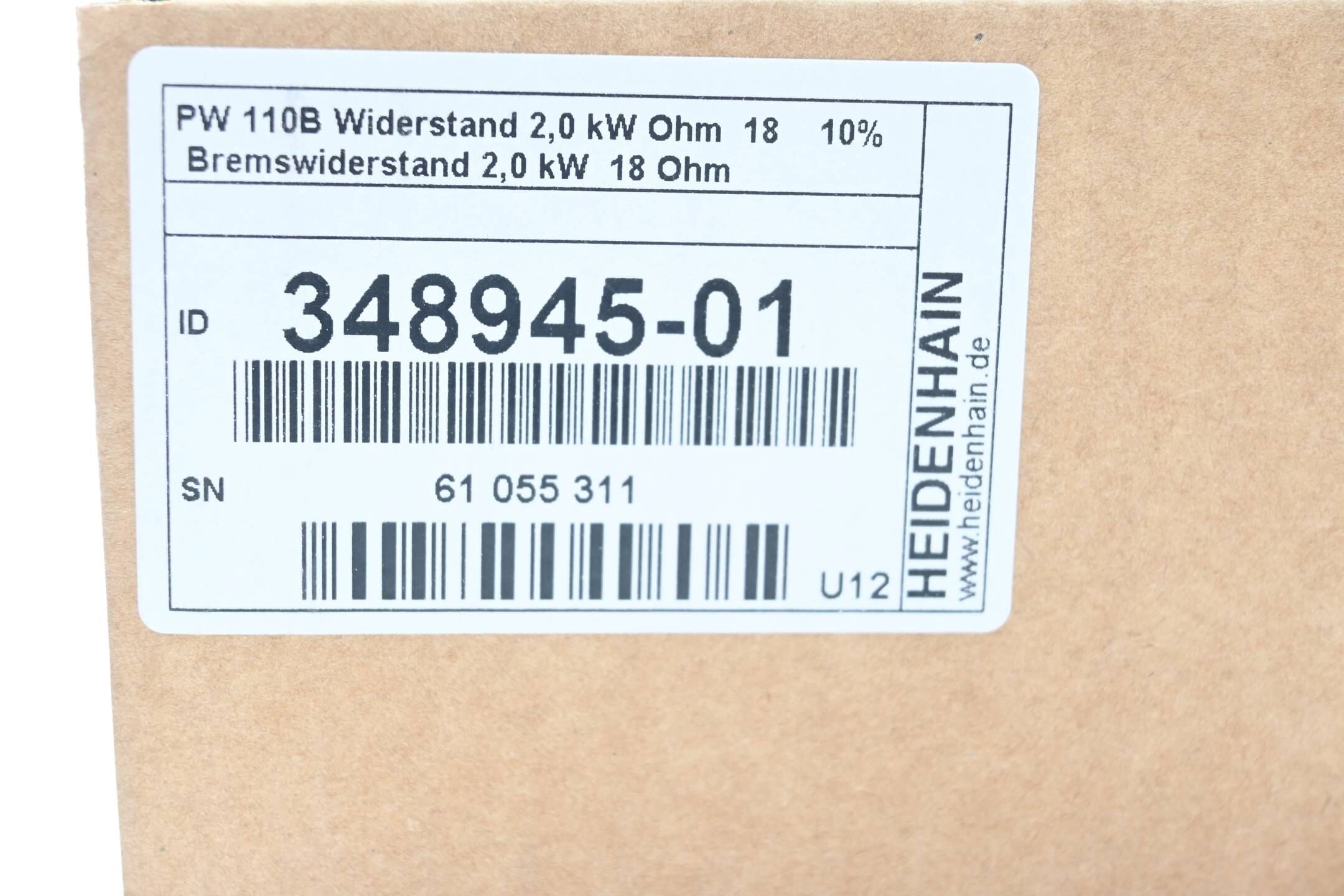 Heidenhain Pulswiderstandsmodul PW 110B ( 348945-01 ) Ver. U12