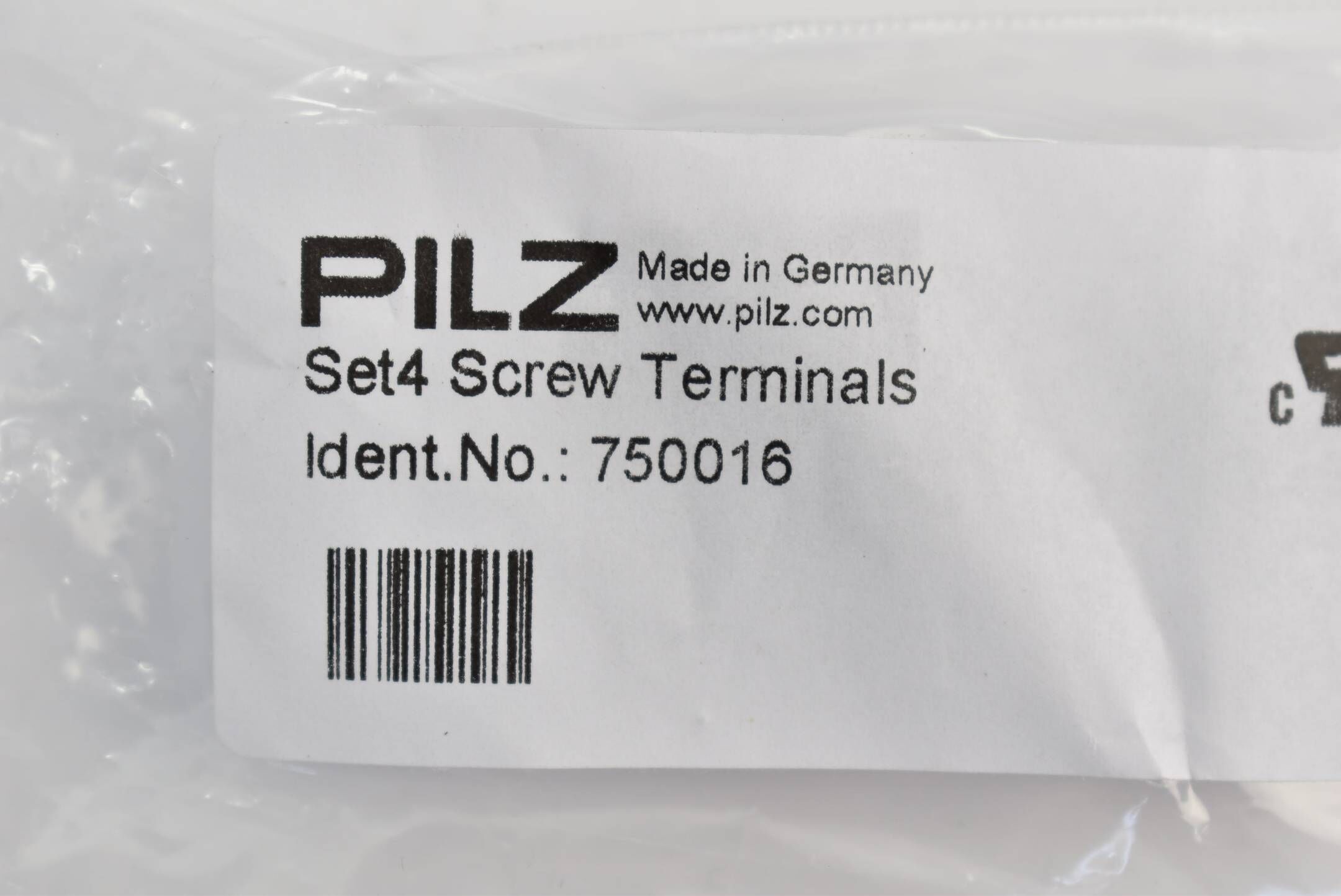 Pilz Set4 Screw Terminals 750016