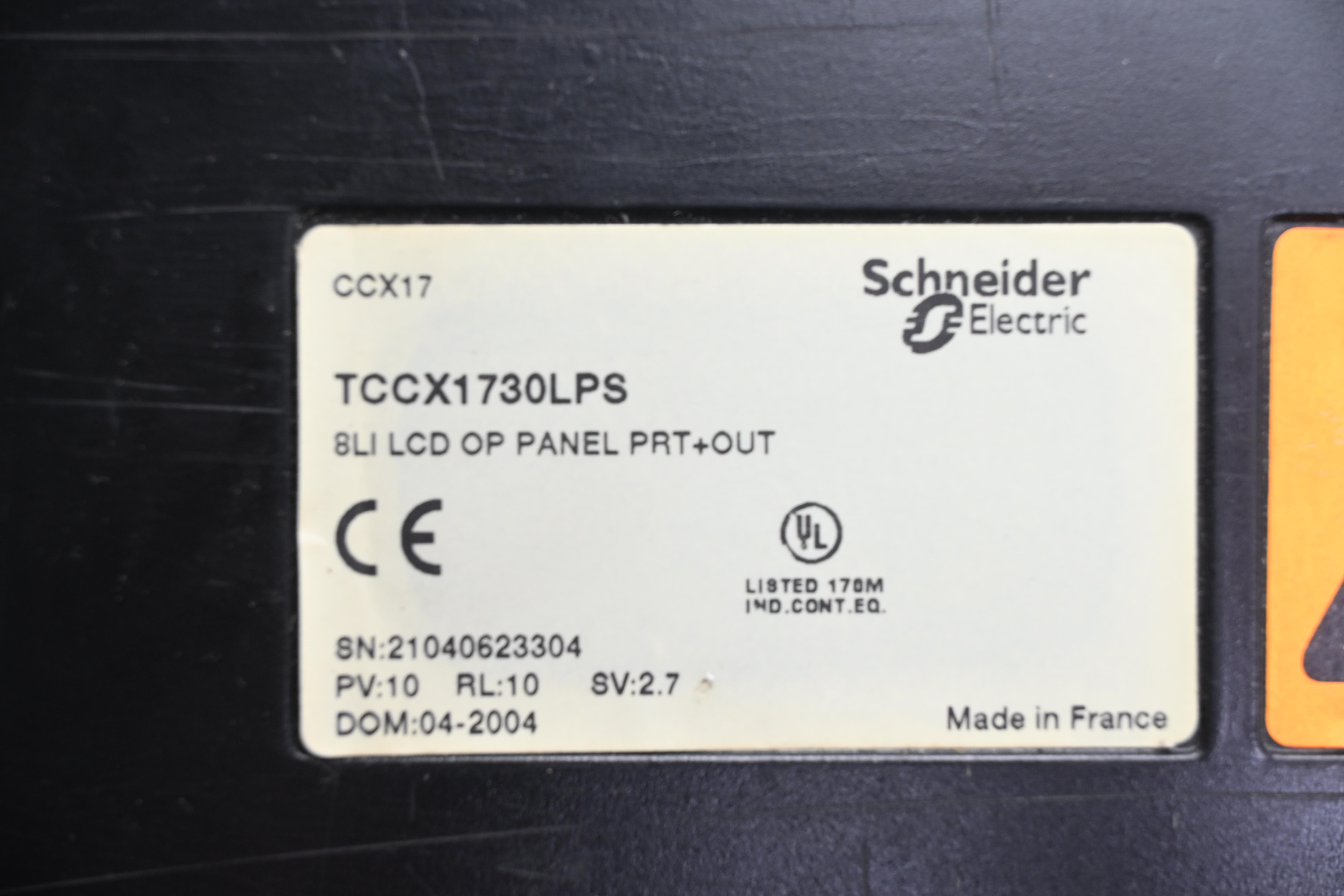 Schneider Electric Bedienpanel CCX17 ( TCCX1730LPS )