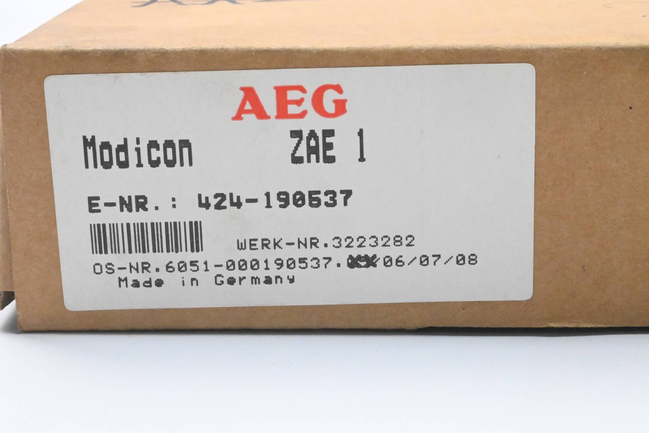 AEG Modicon Board ZAE 1 ( 6051-042.190537 )