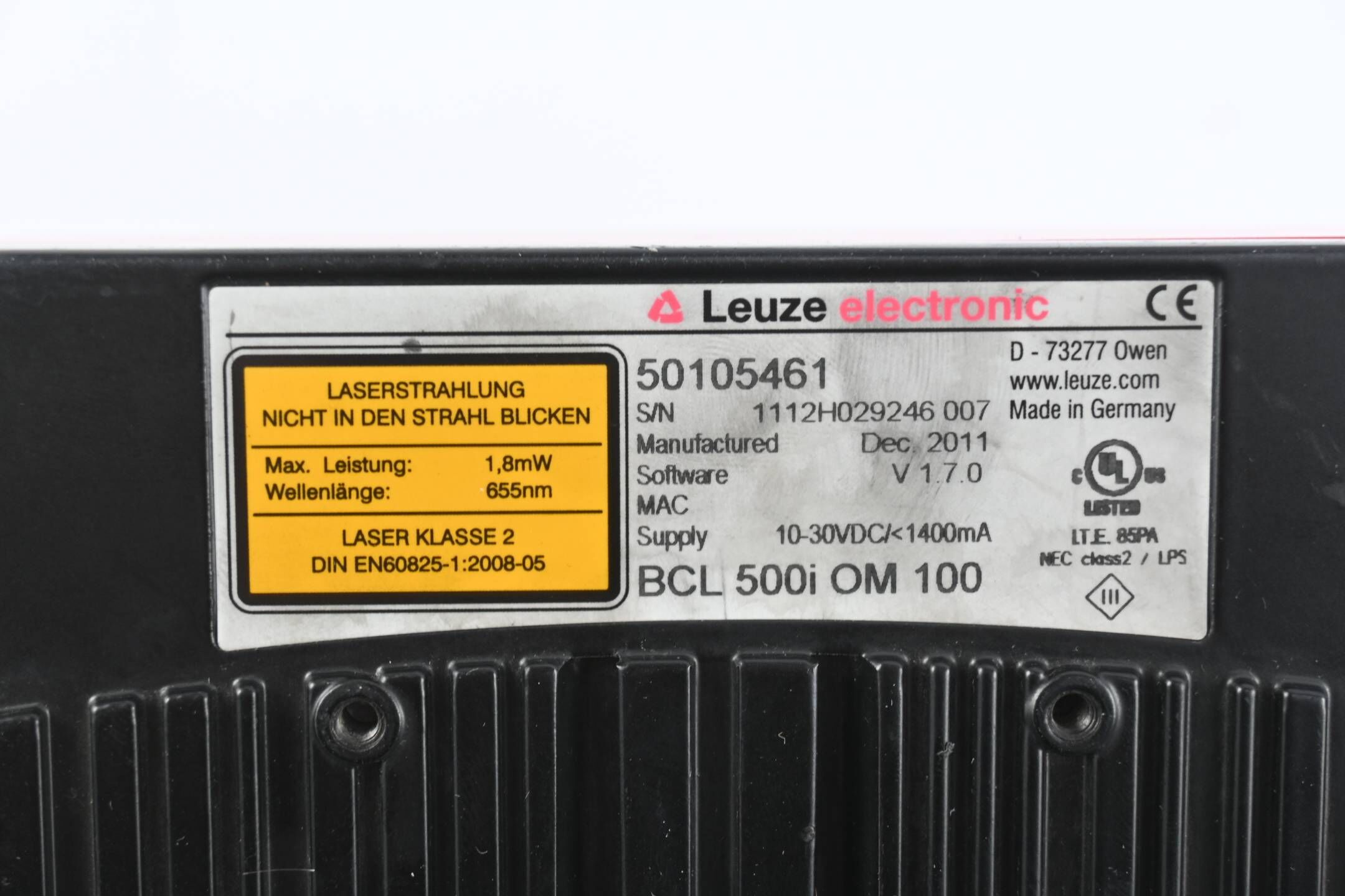 Leuze Electronic Barcodeleser BCL 500i OM 100 ( 50105461 )