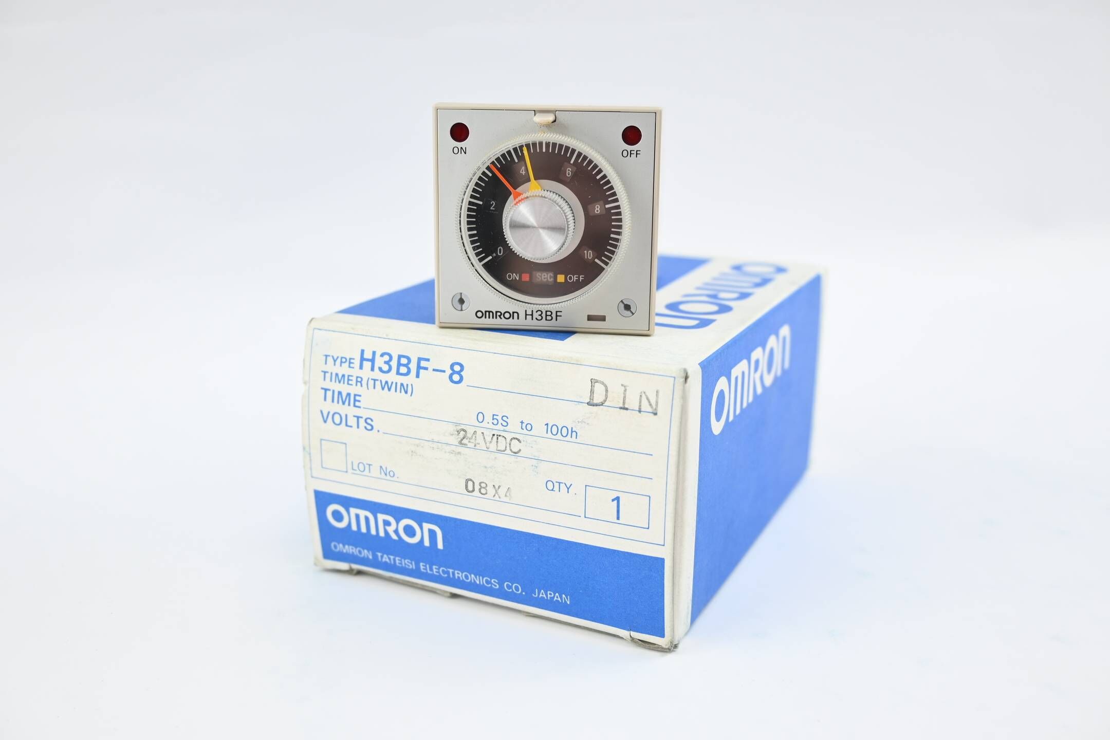 Omron Twin Timer 0.5s-100h 24VDC ( H3BF-8 )( H3BF-8 DIN )