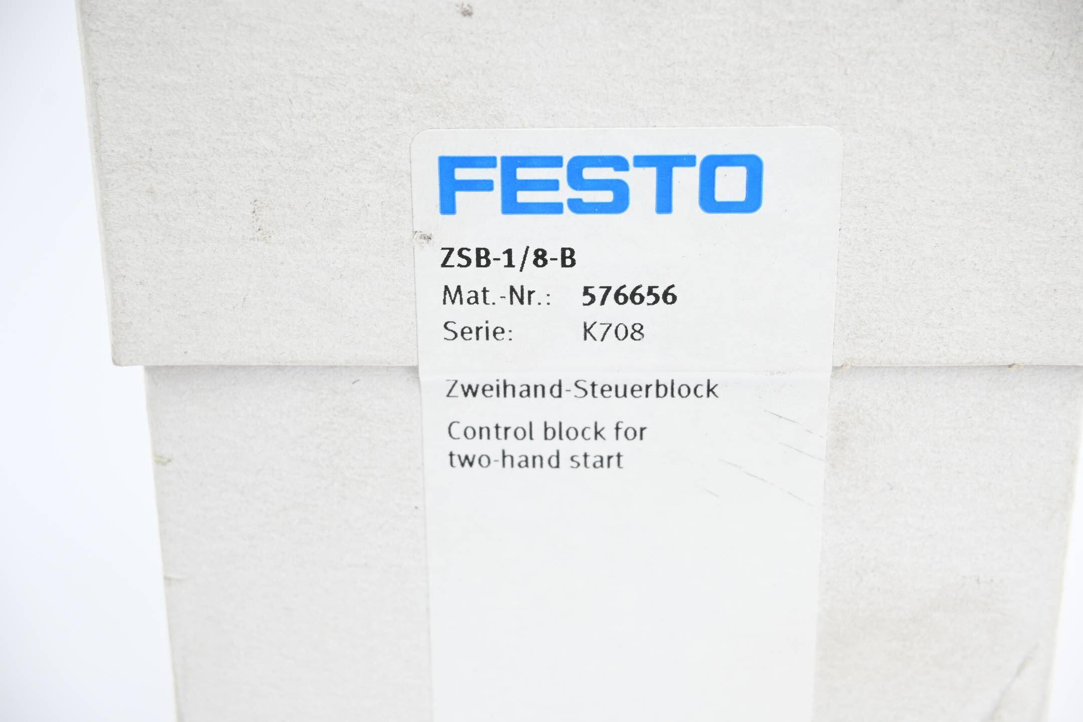Festo Zweihand-Steuerblock ZSB-1/8-B ( 576656 )