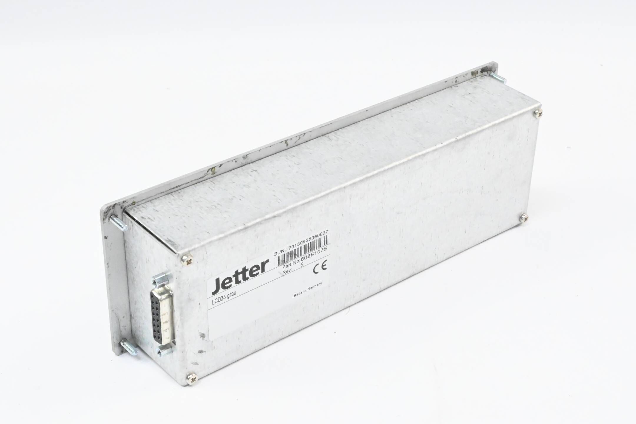 Jetter Bedienpanel LCD34 grau ( 60861075 ) Rev. E