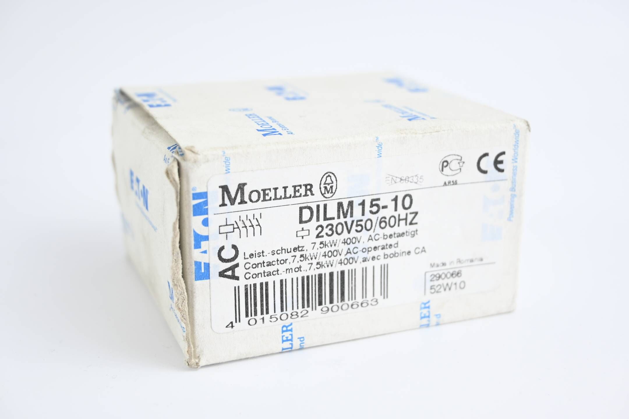 Eaton Moeller Leistungsschütz DILM15-10 ( 290066 ) 230V 50/60Hz 