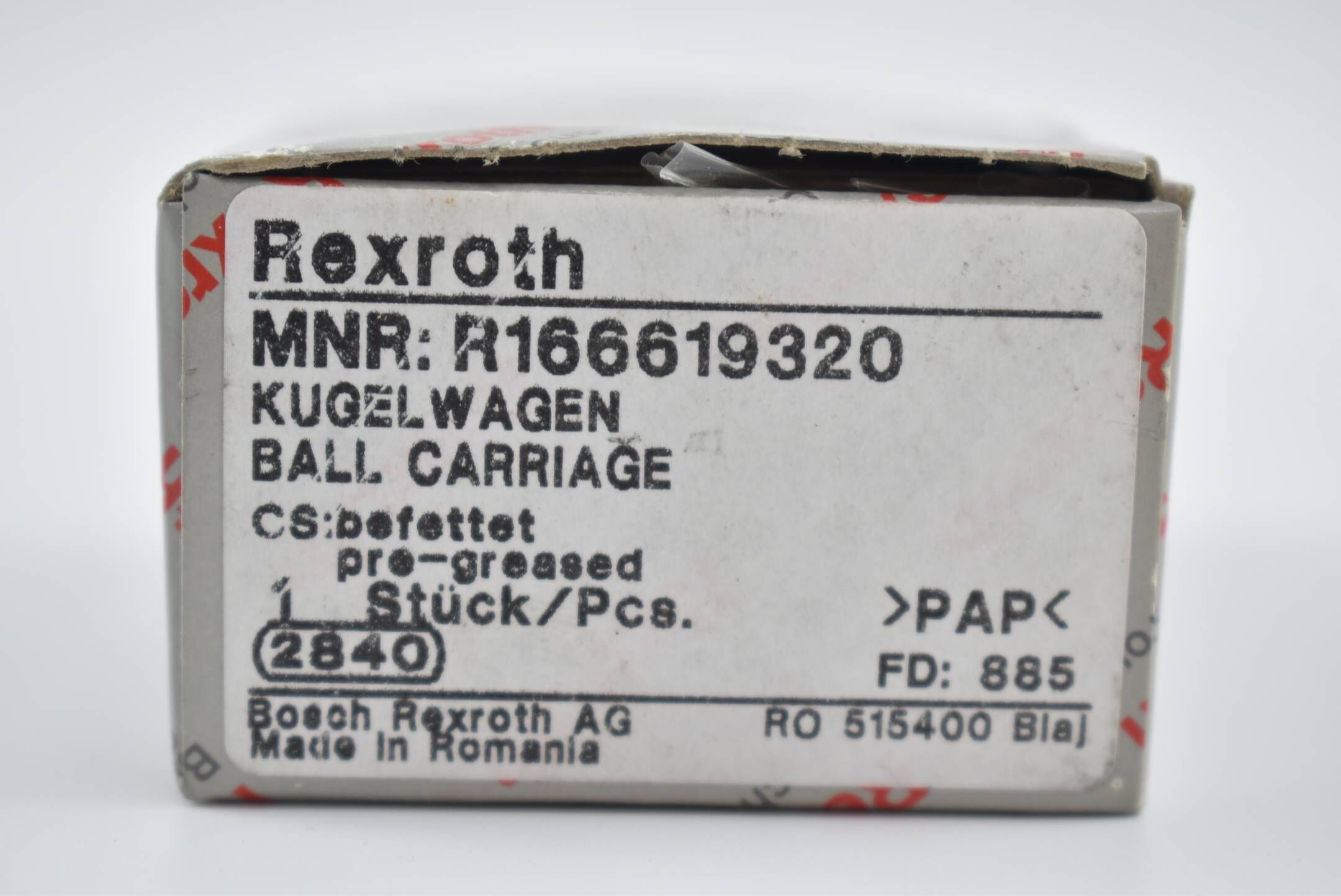 Bosch Rexroth Kugelwagen R166619320