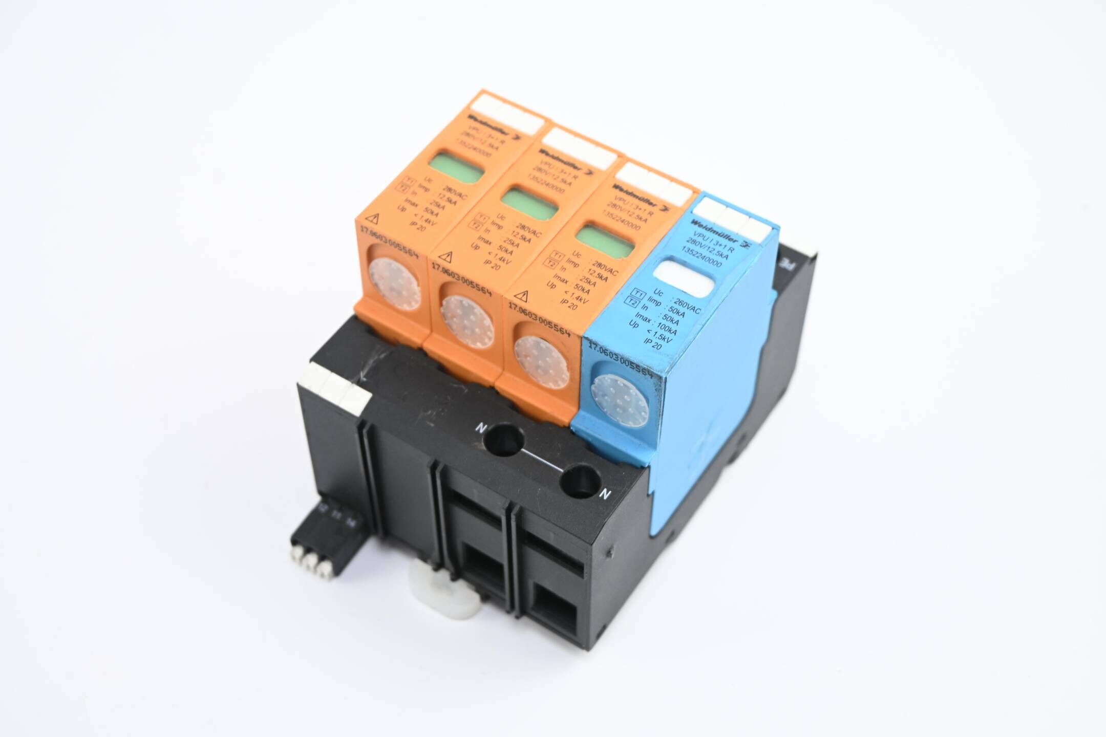 Weidmüller Überspannungsschutz VPU I 3+1 R 280V/12,5KA ( 1352240000 )
