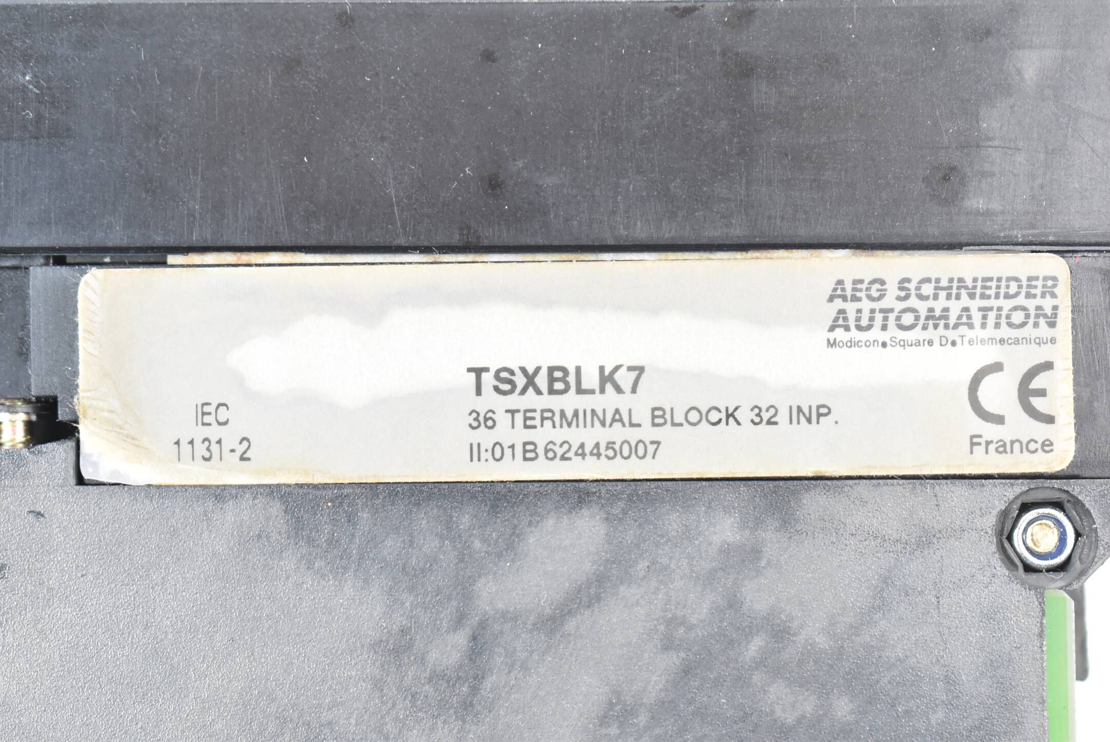 AEG Schneider Modul TSXDET3242 + Terminalblock TSXBLK7