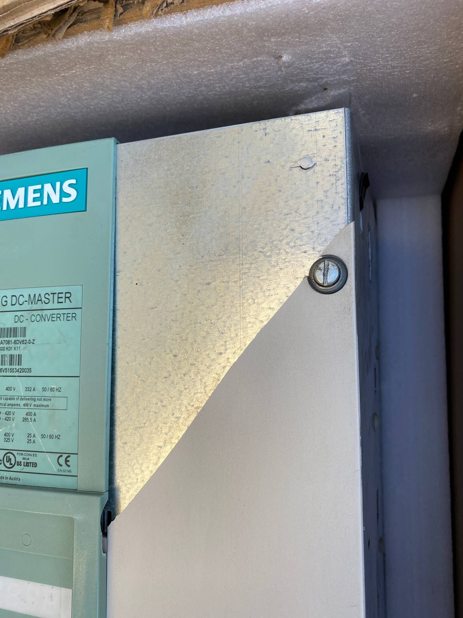 Siemens simoreg DC-Master Converter 6RA7081-6DV62-0-Z