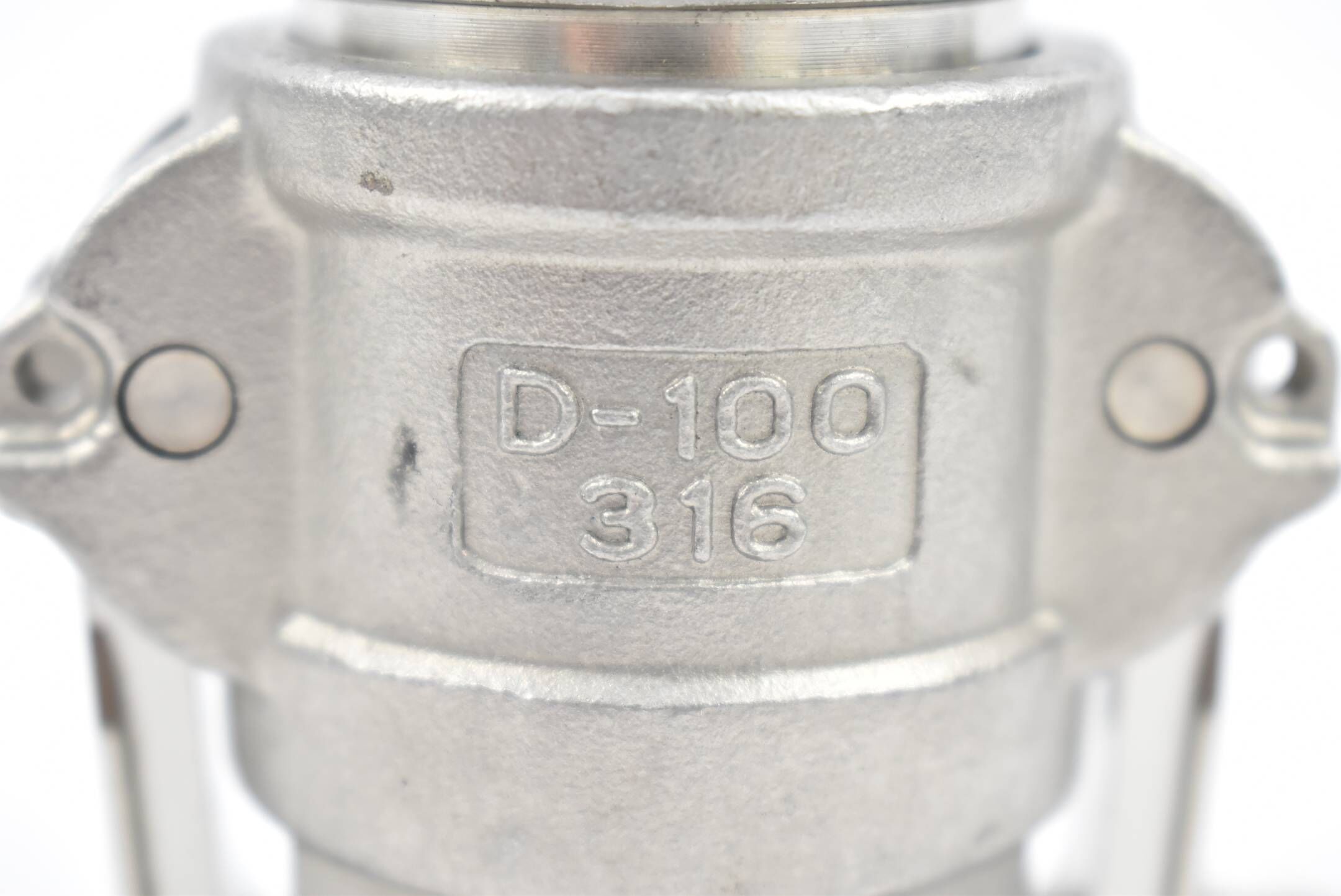 Camlok Vaterteil mit Außengewinde F100-316 + Kupplung Mutterteil D-100 316