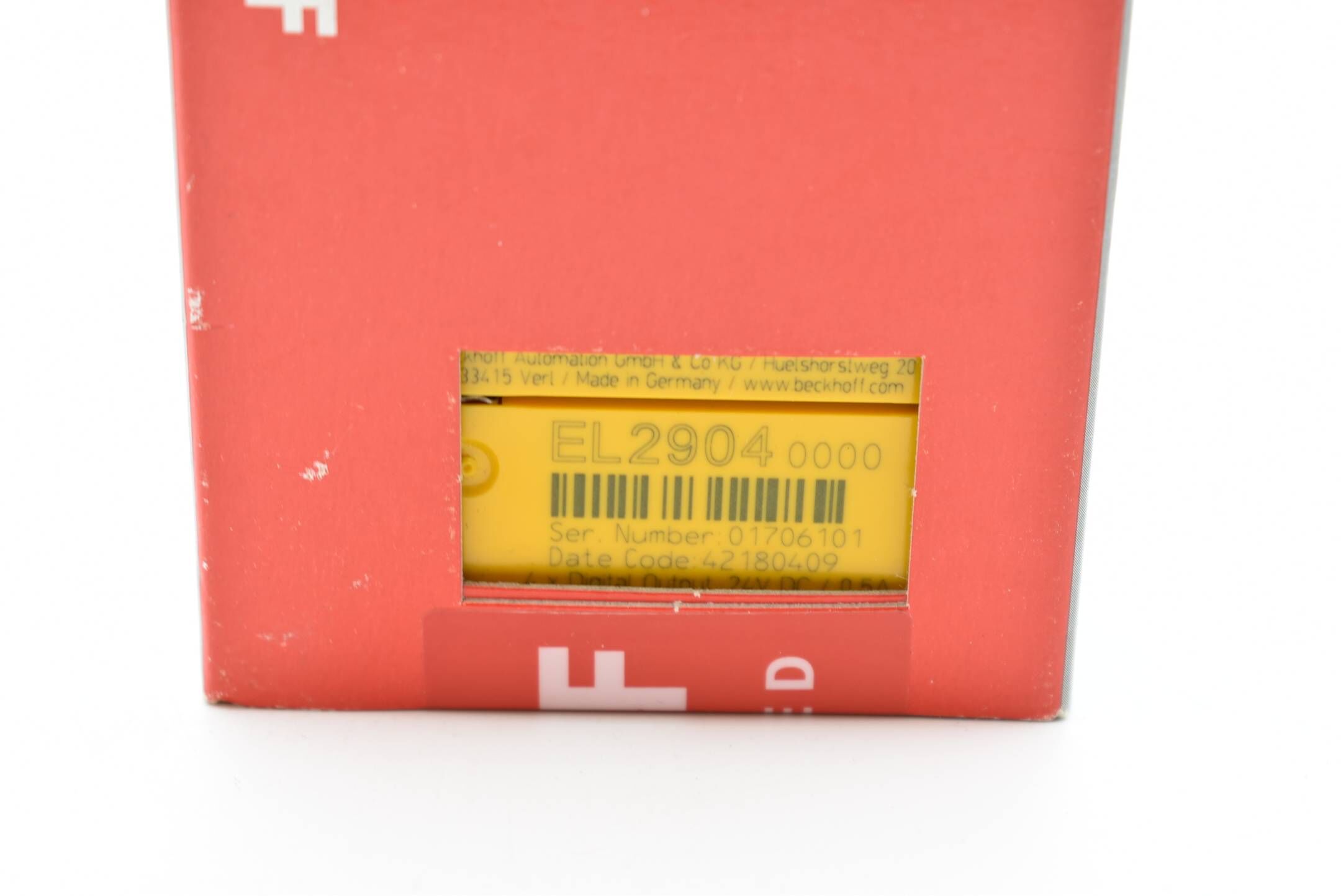 Beckhoff 4-Kanal Digital-Ausgang EL2904 ( EL 2904 )