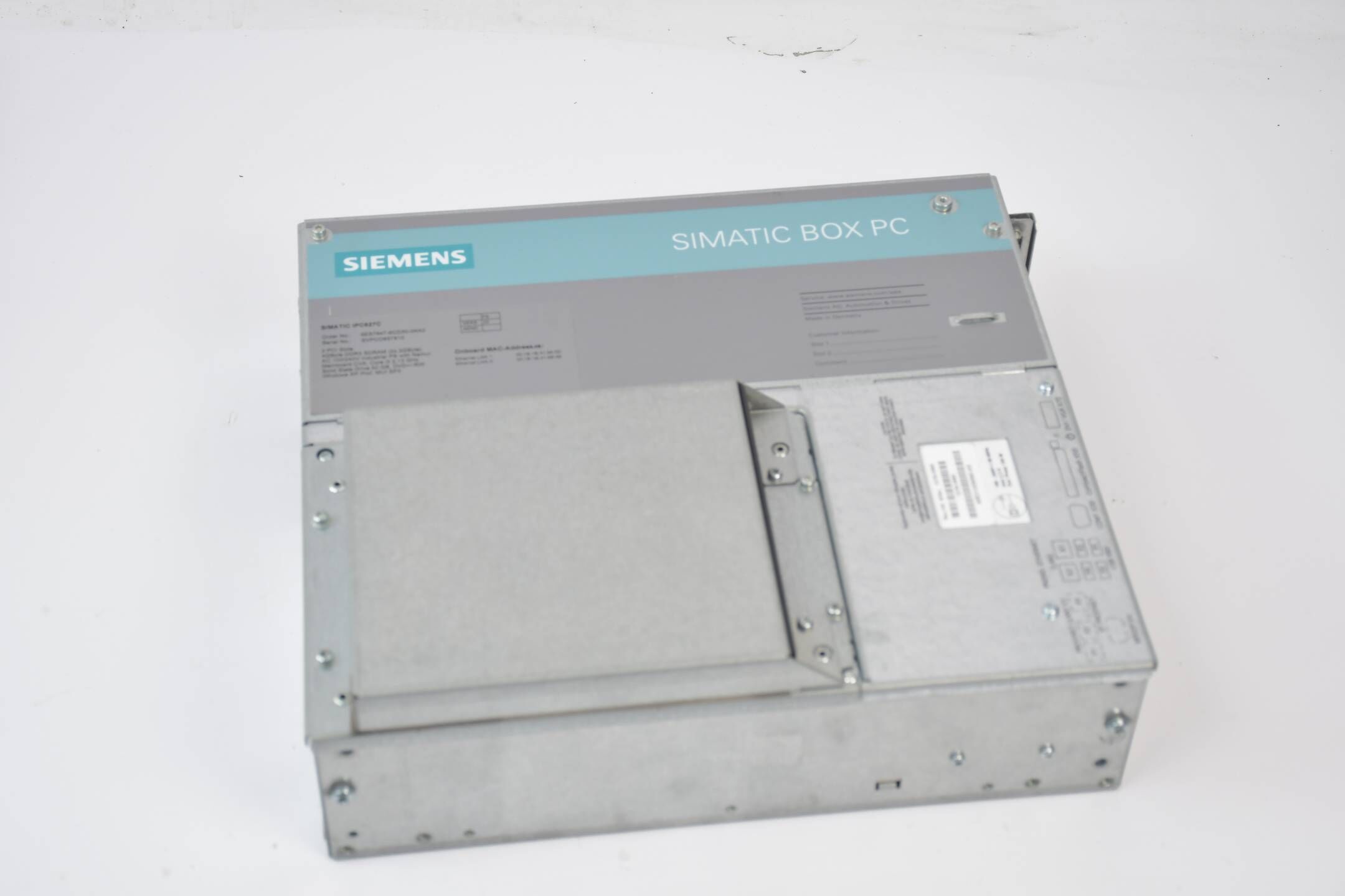 Siemens Simatic Box PC IPC627C 6ES7647-6CD30-0KA0 ( 6ES7 647-6CD30-0KA0 ) V. 22