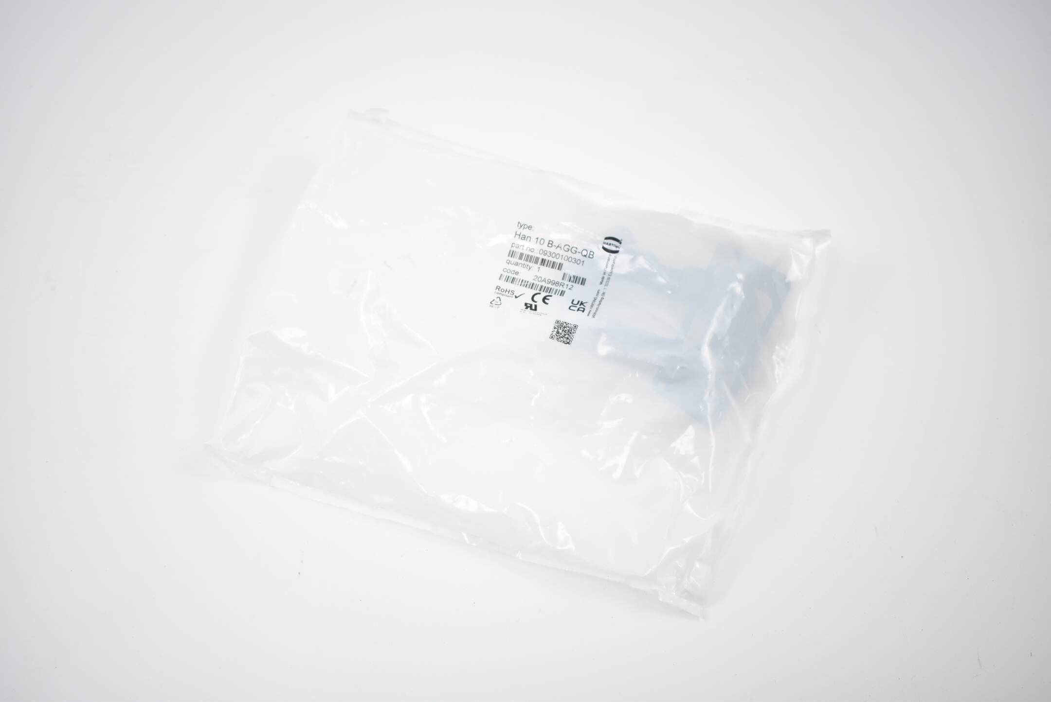 Harting Anbaugehäuse Han 10 B-AGG-QB ( 09300100301 )