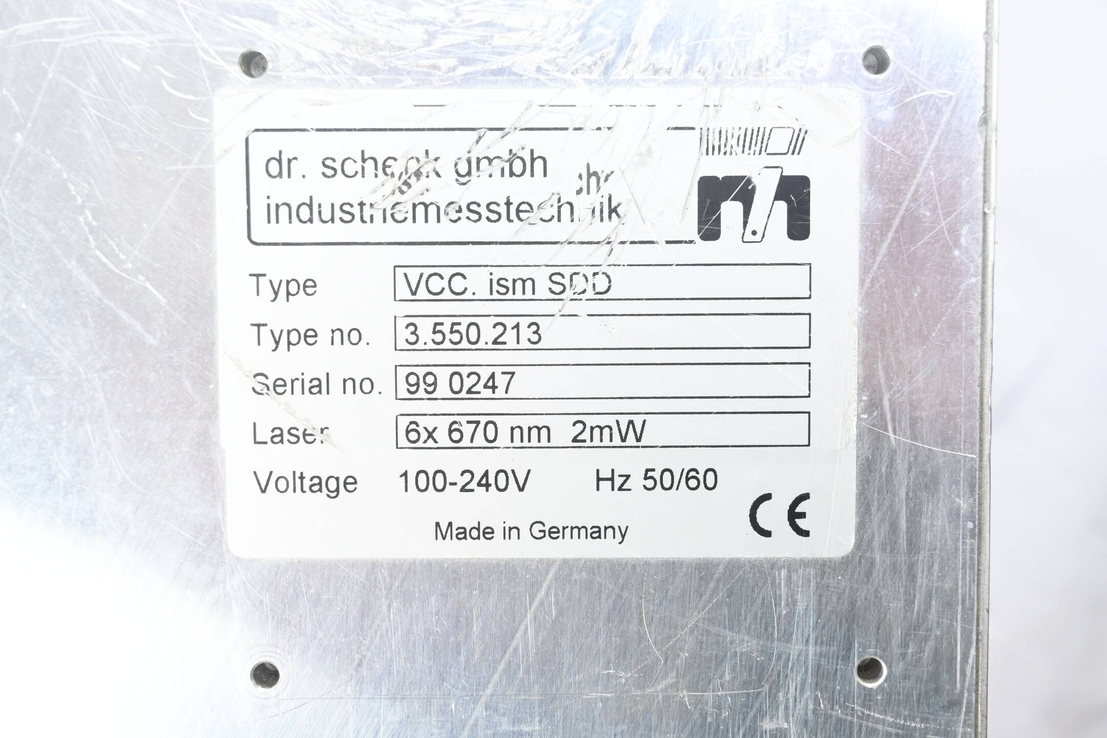 Dr. Schenk VCC.ism SDD ( 3.550.213 ) 6x 670nm 2mW