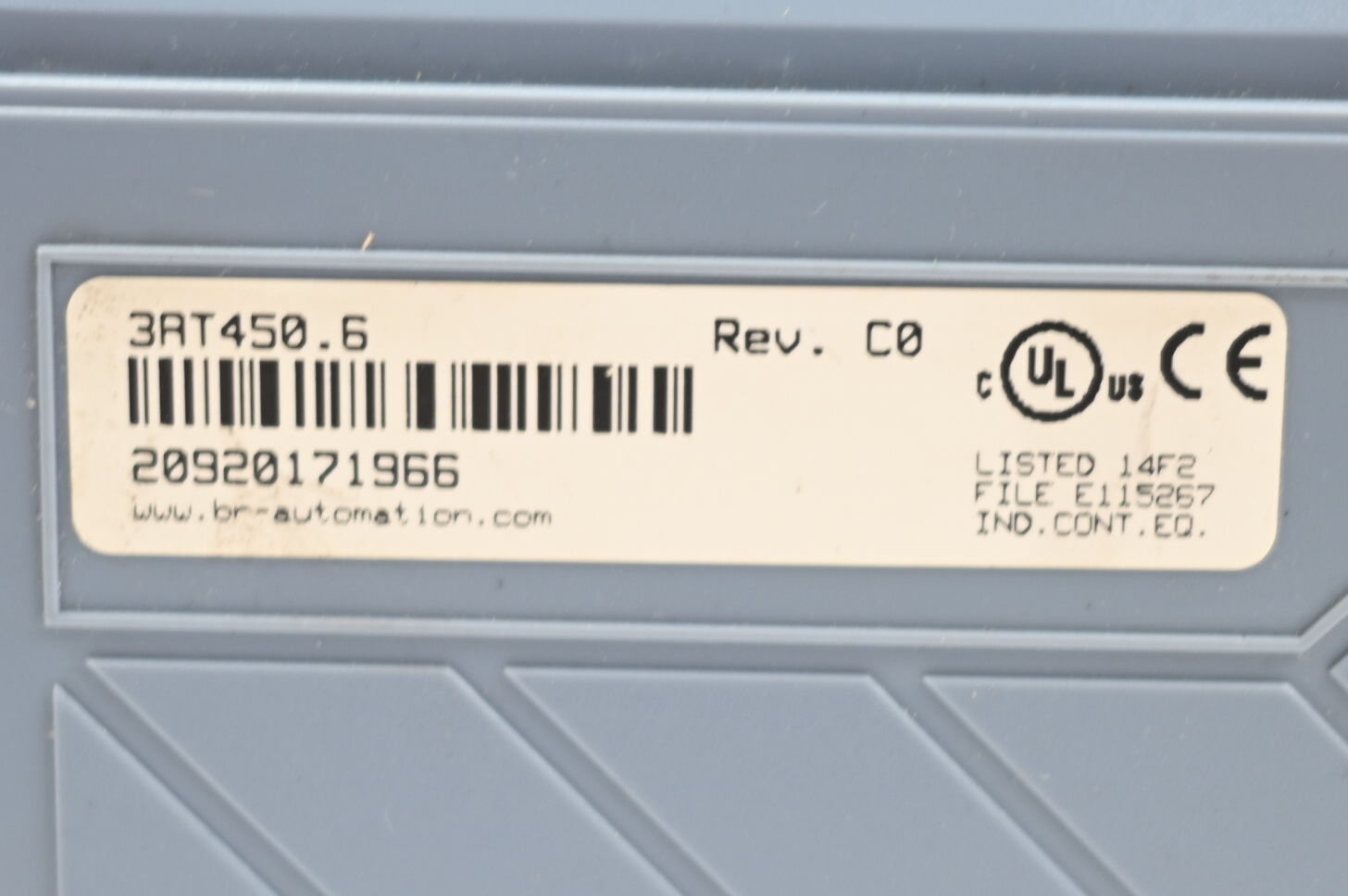 B&R Automation Analoges Eingangsmodul 3AT450.6 ( Rev. C0 )