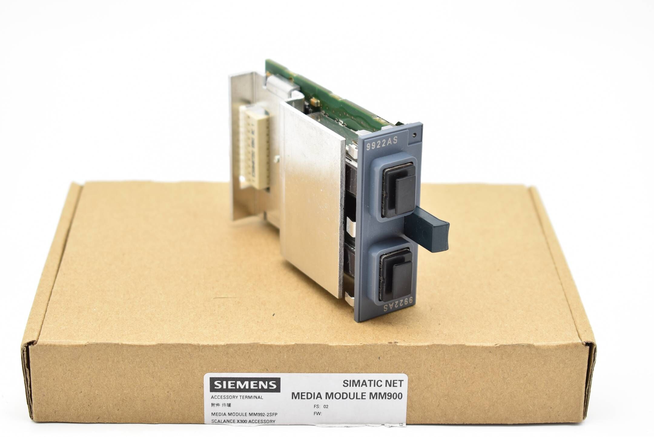 Siemens simatic NET Media Module MM900 6GK5992-2AS00-8FA0 / 6GK5 992-2AS00-8FA0