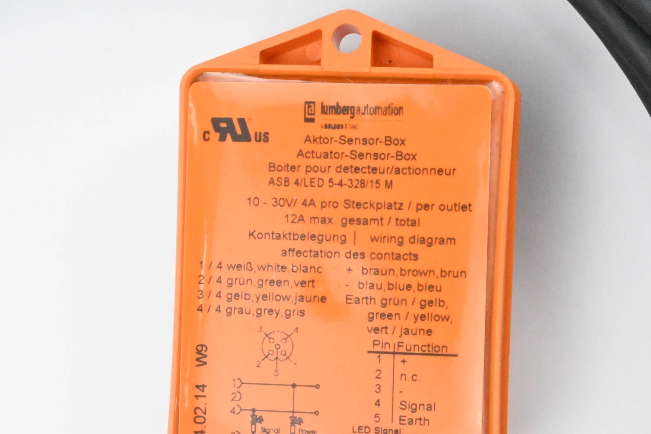 Lumberg Automation Aktor-Sensor-Box ASB 4/LED 5-4-328/15 M