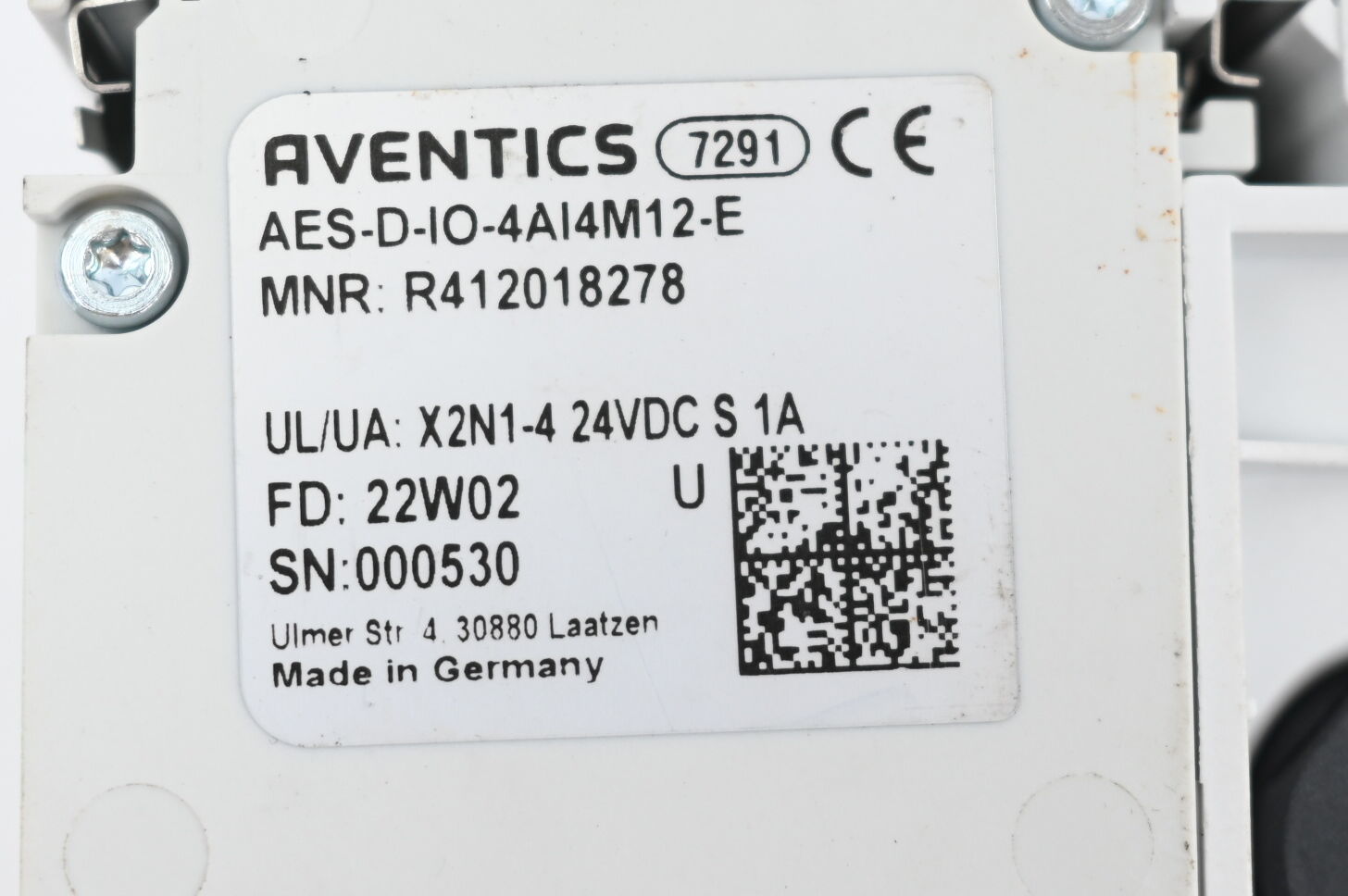 Aventics AES-D-IO-4AI4M12-E ( R412018278 ) + R481713197
