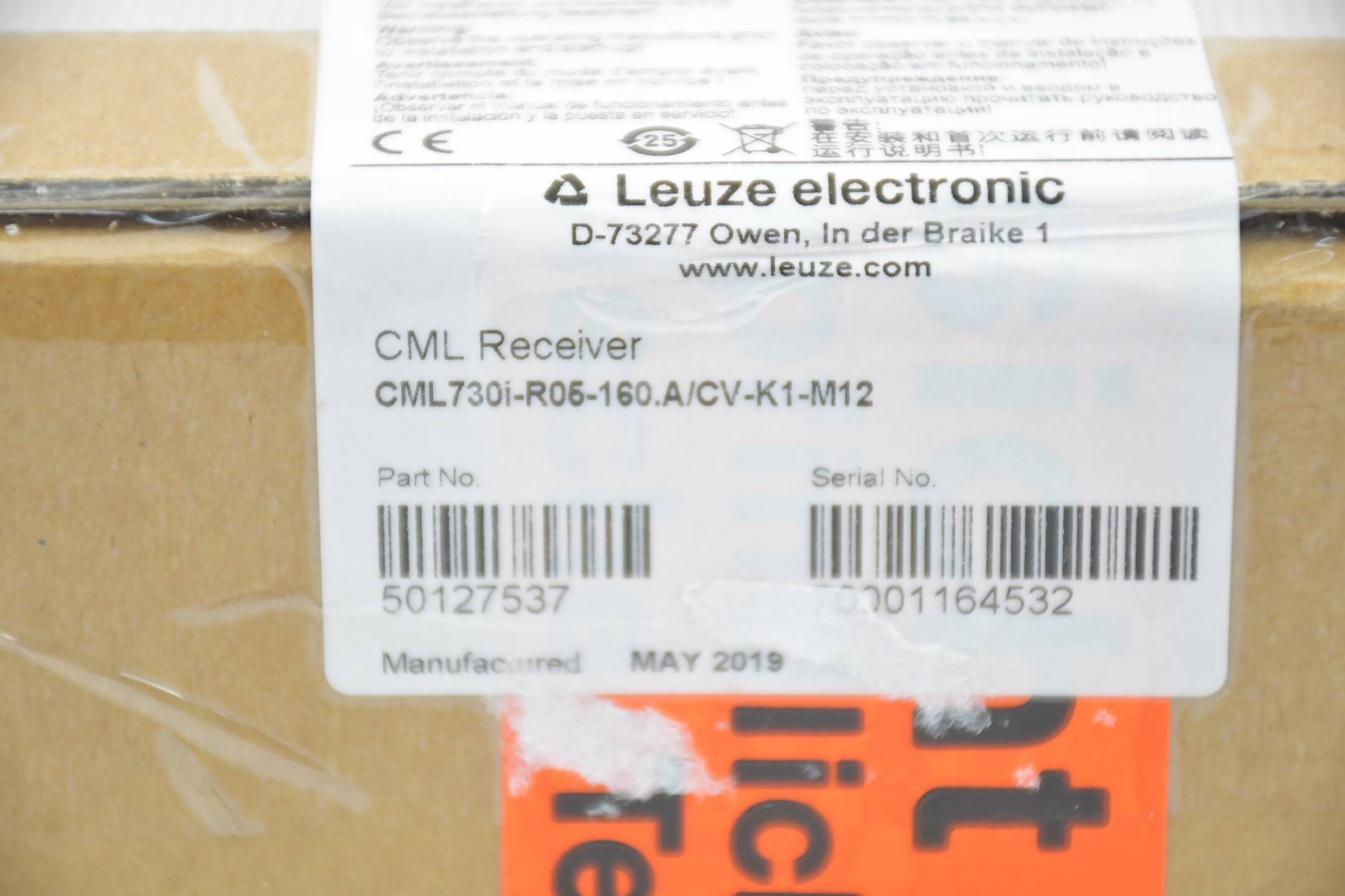 Leuze Electronic CML Receiver CML730i-R05-160.A/CV-K1-M12