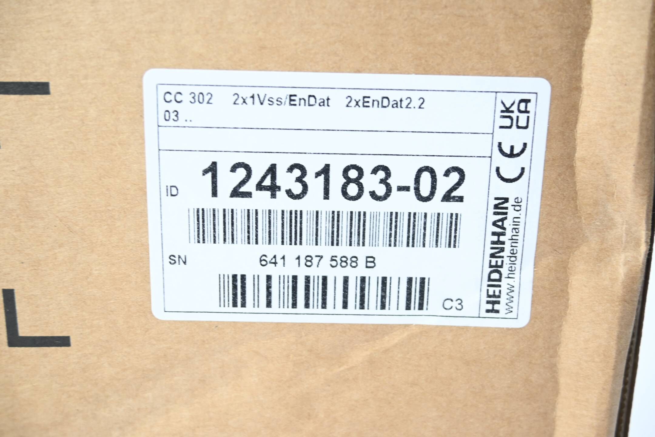 Heidenhain Reglereinheit CC 302 1243183-02 ( 1243 183-02 ) Ver. C3