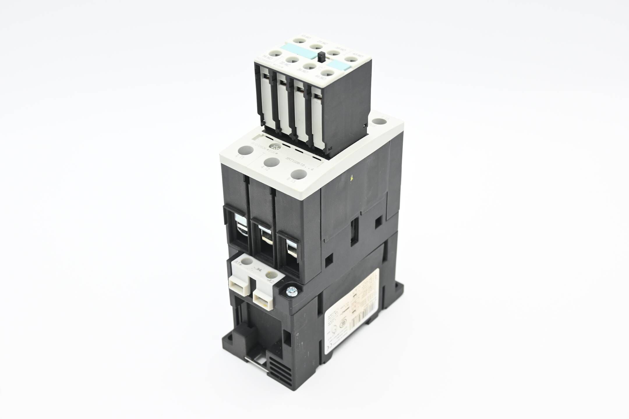 Siemens Leistungsschütz 3RT1035-1BB44 + Hilfsschalterblock 3RH1921-1HA31
