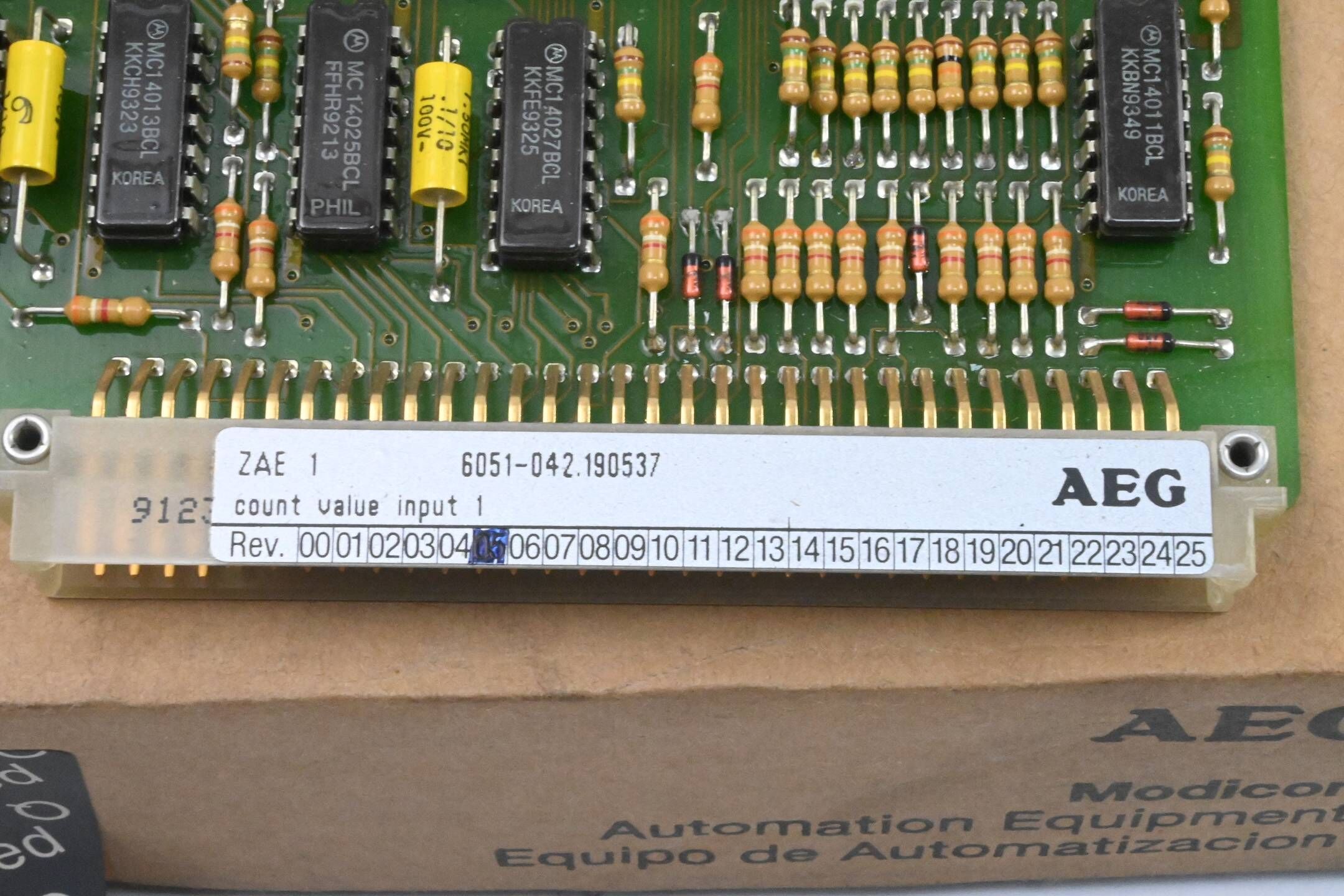 GENERALÜBERHOLT AEG Modicon Board ZAE 1 ( 6051-042.190537 )