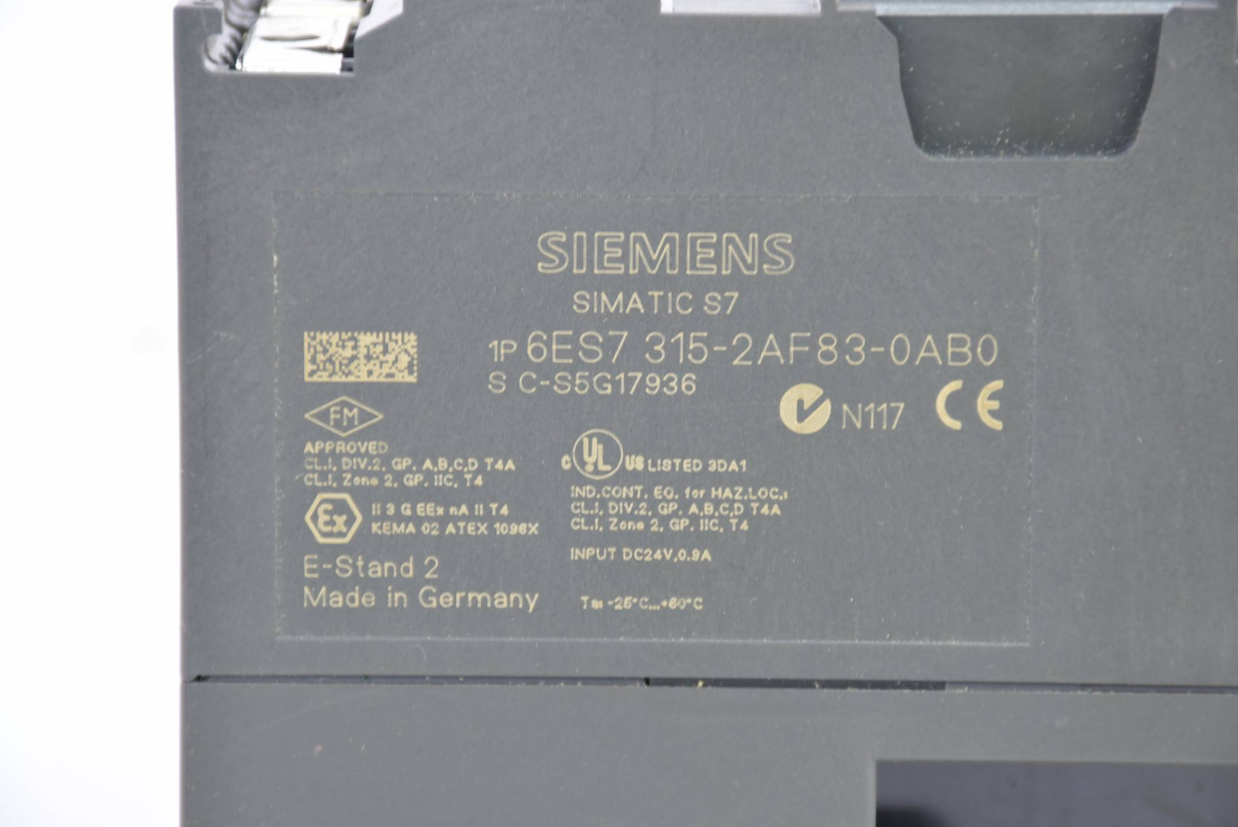 Siemens Simatic S7-300 315-2 DP 6ES7 315-2AF83-0AB0 ( 6ES7315-2AF83-0AB0 ) E2