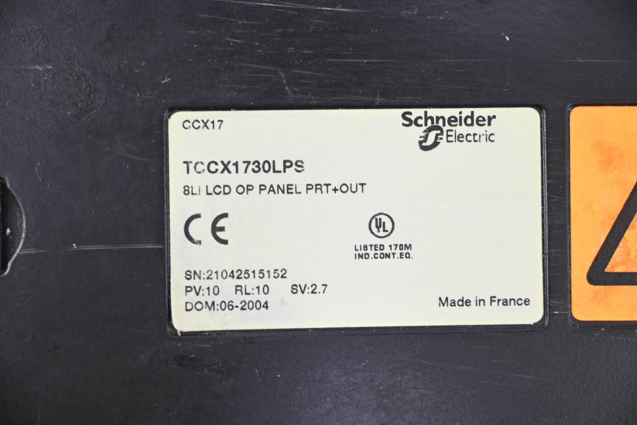 Schneider Electric Bedienpanel CCX17 ( TCCX1730LPS )