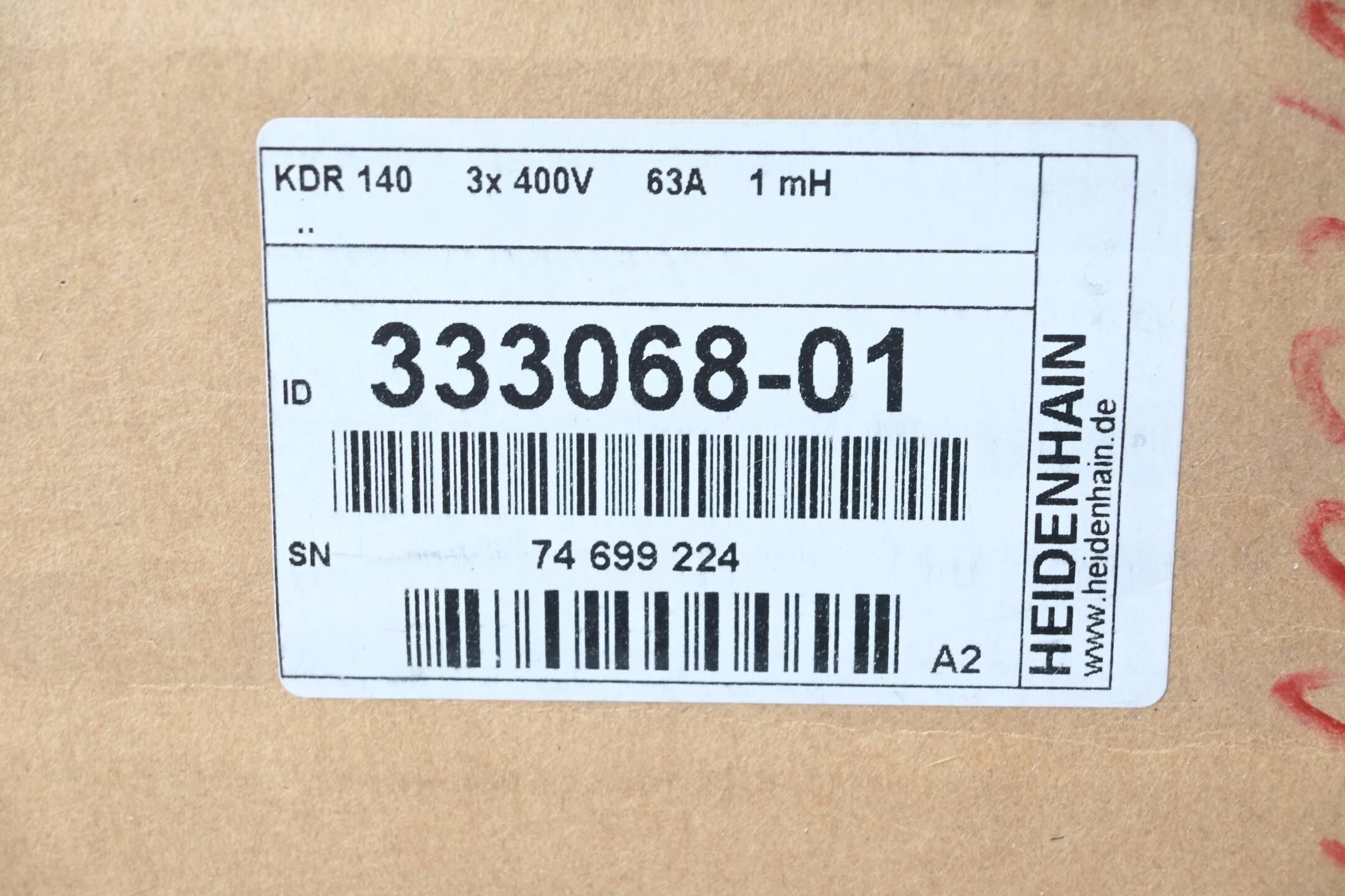 Heidenhain Kommutierungsdrossel KDR 140 ( 333068-01 ) Ver. A2