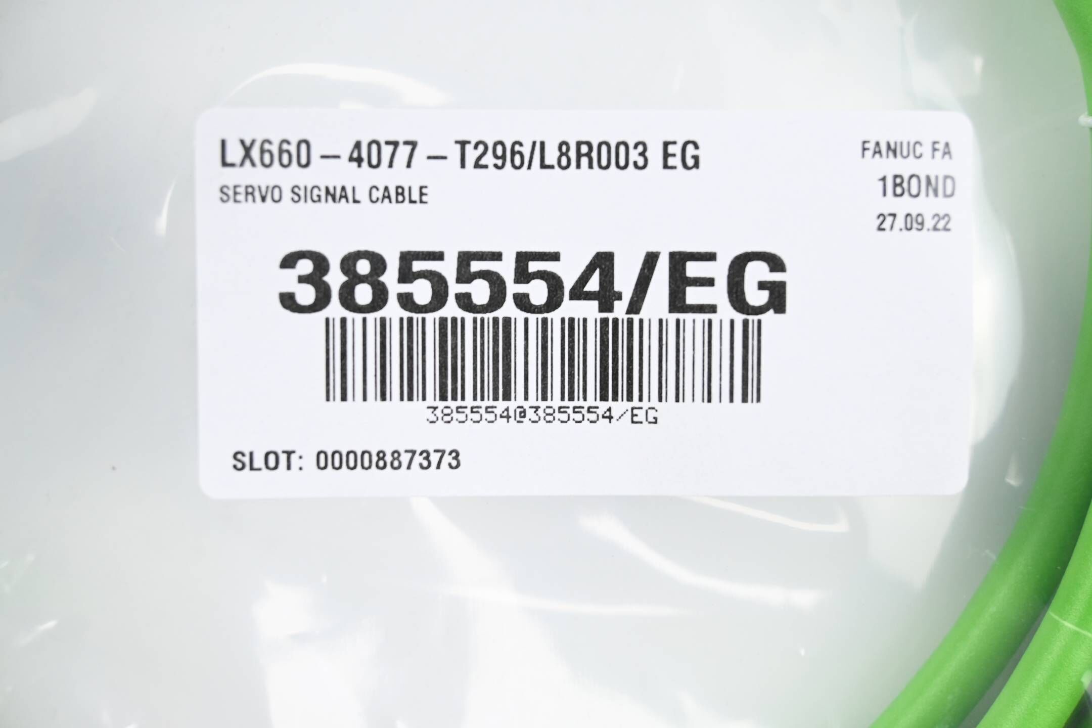 Fanuc Servo Signal Kabel LX660-4077-T296/L8R003 EG ( 385554/EG )