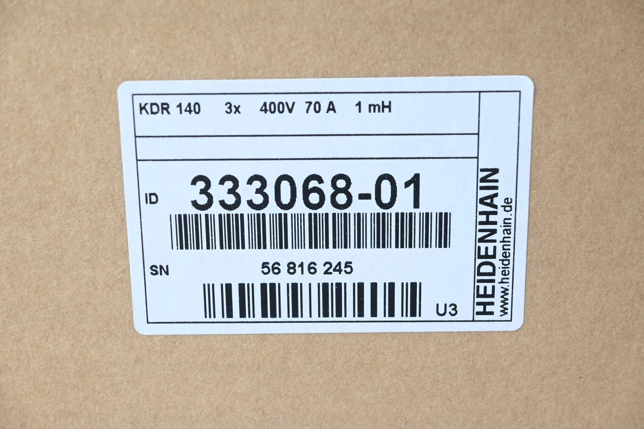 Heidenhain Kommutierungsdrossel KDR 140 ( 333068-01 ) Ver. U3