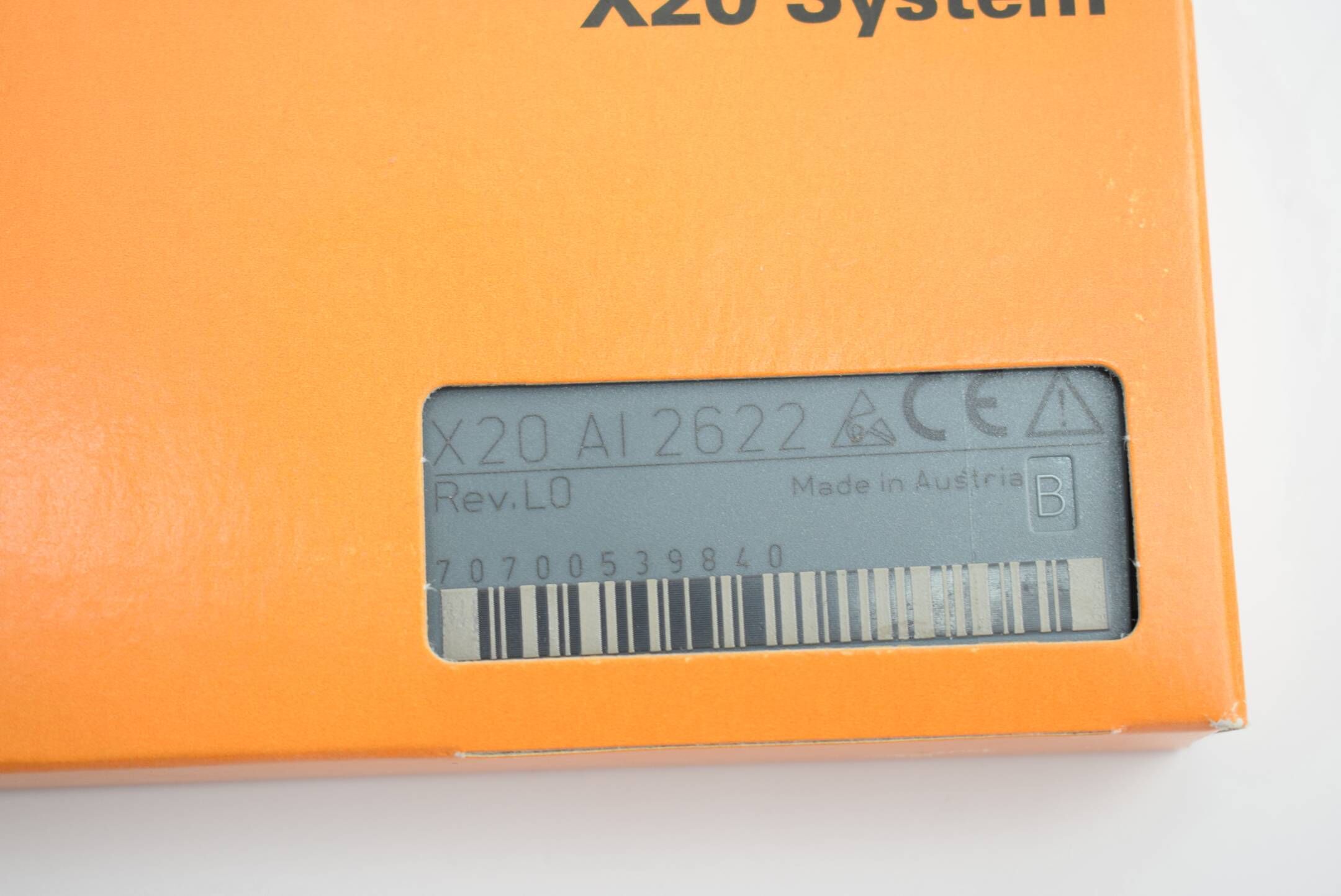 B&R X20 System X20 AI 2622 ( X20AI2622 ) Rev. L0