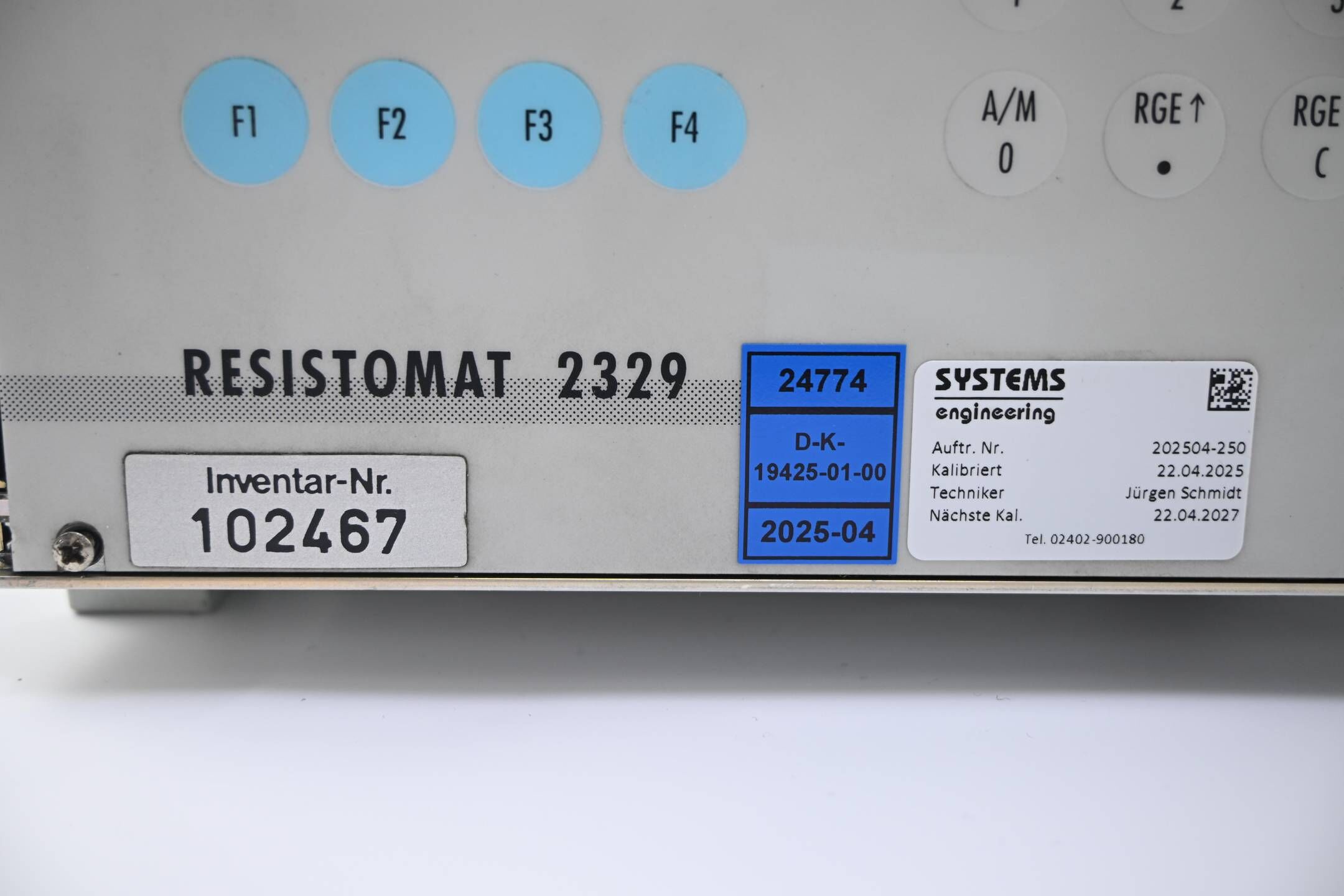Burster Widerstandsmessgerät Resistomat 2329