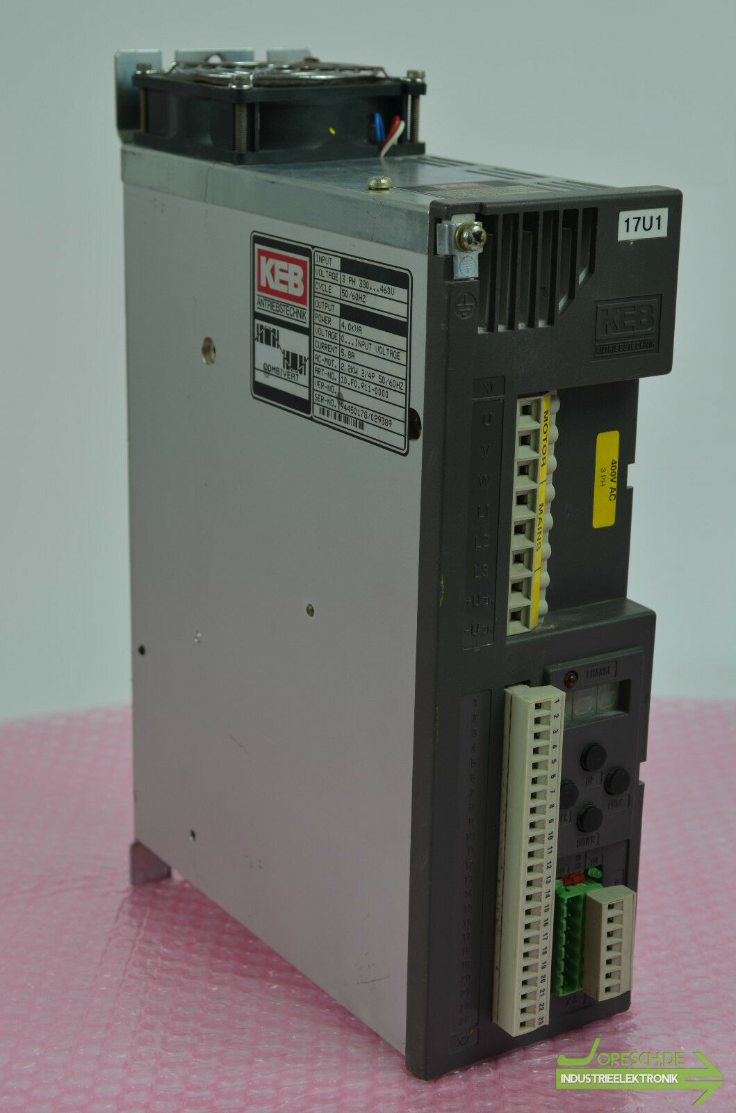 KEB Frequenzumrichter 94450178/029389 2,2kW