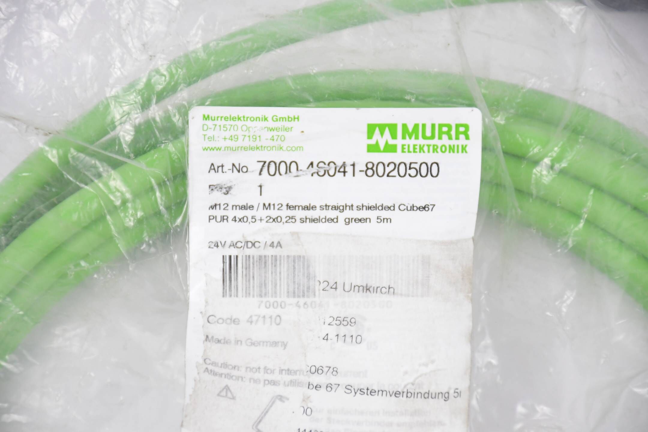 Murr Elektronik Systemverbindung 5M 7000-46041-8020500