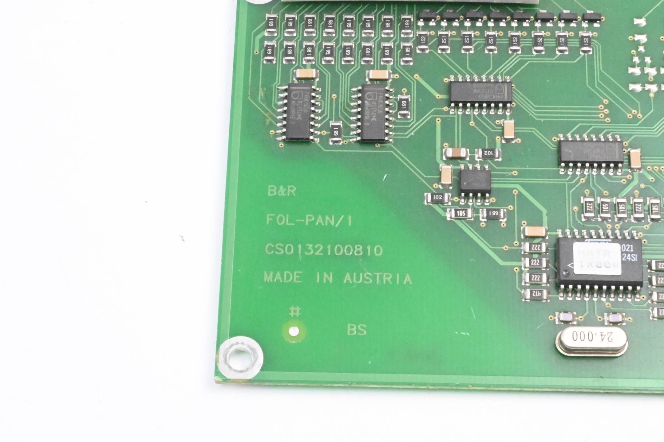 B&R Board F0L-PAN/1 CS0132100810